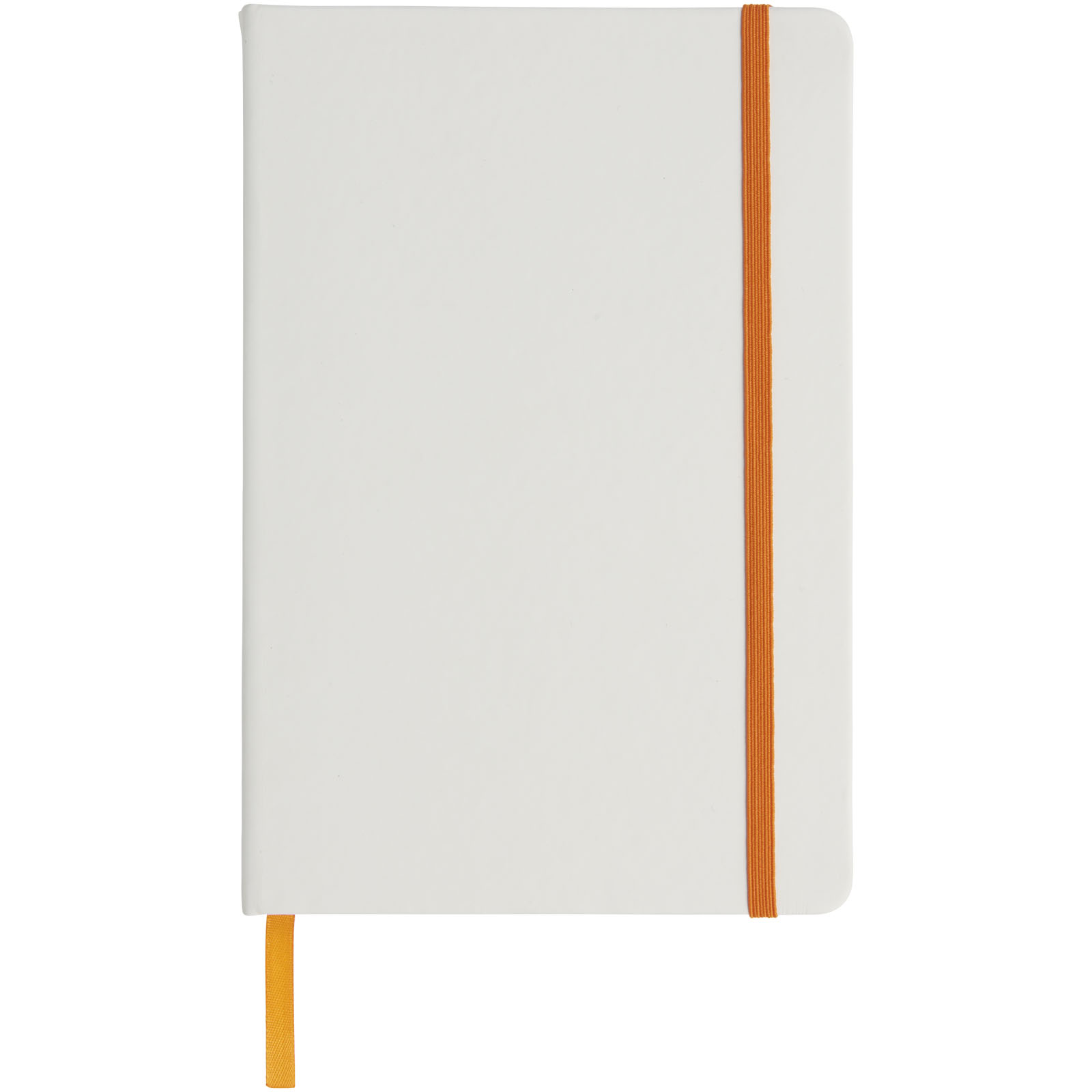 Libreta A5 blanca con cinta de color Spectrum