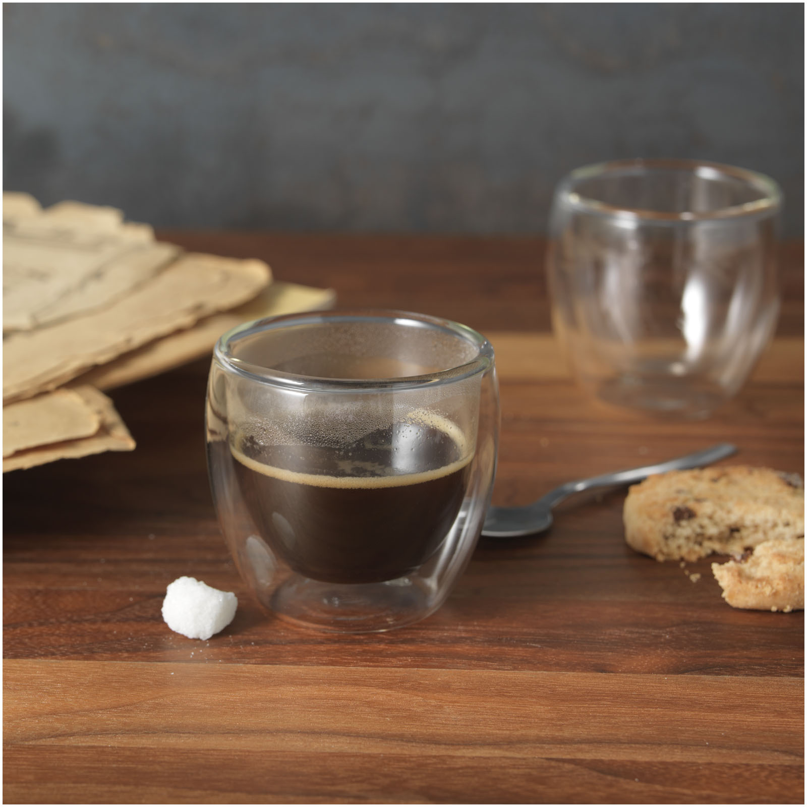 Set de 2 tazas espresso de cristal Boda