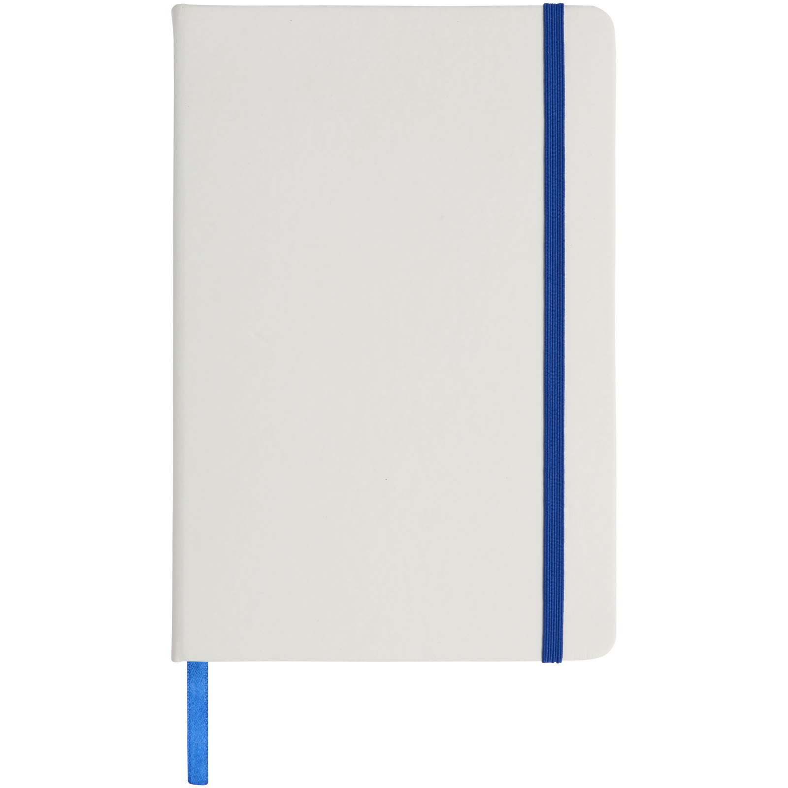 Libreta A5 blanca con cinta de color Spectrum