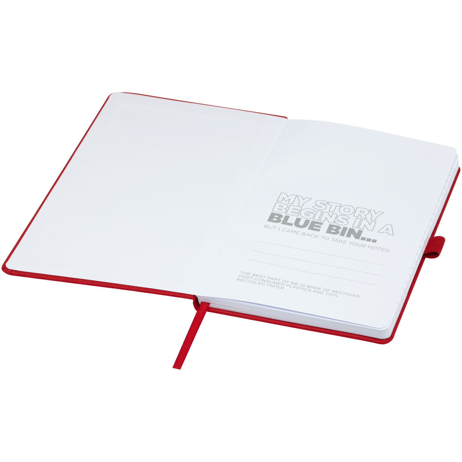Libreta de papel reciclado A5 con tapa de PET reciclado Honua
