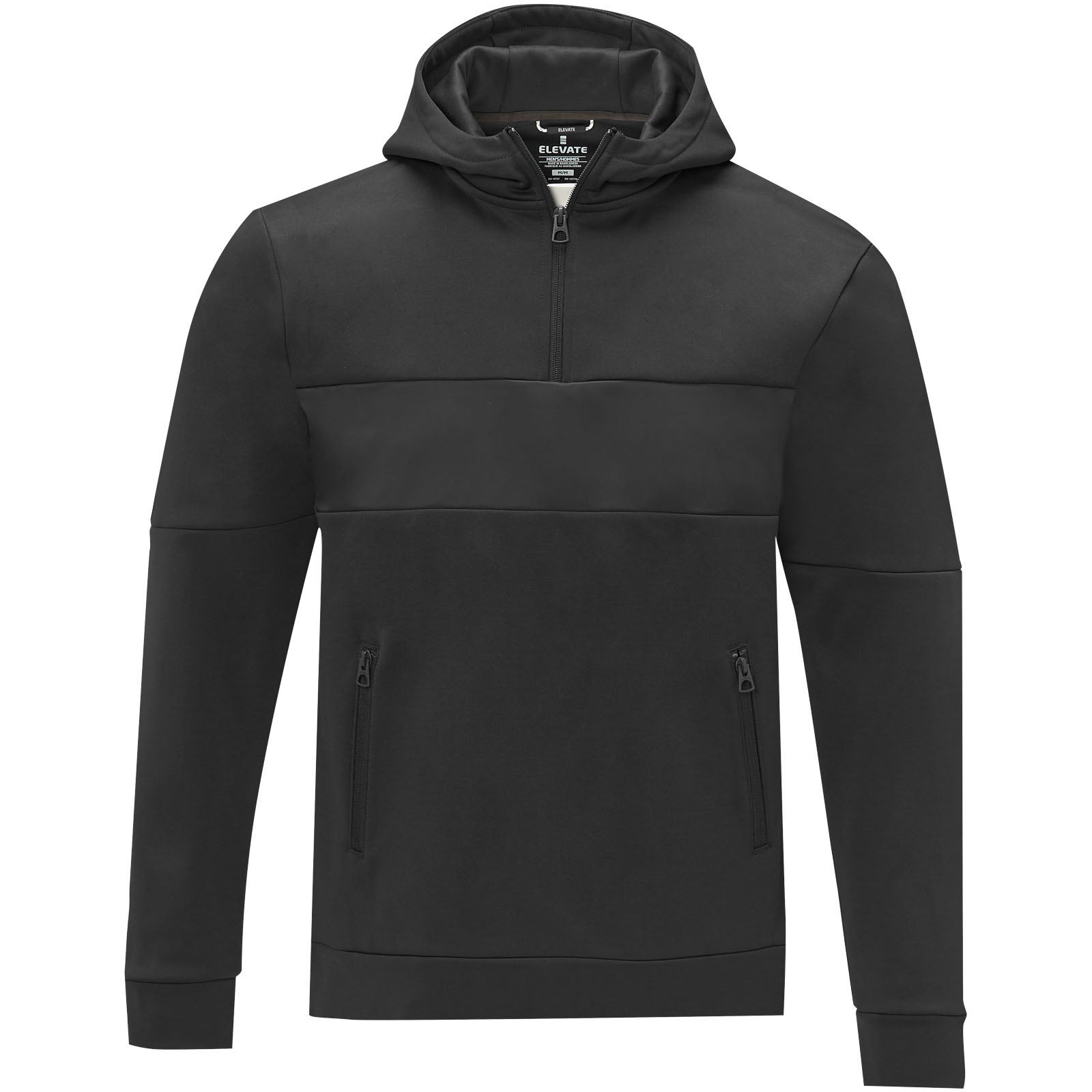 Jersey anorak con capucha con media cremallera para hombre Sayan