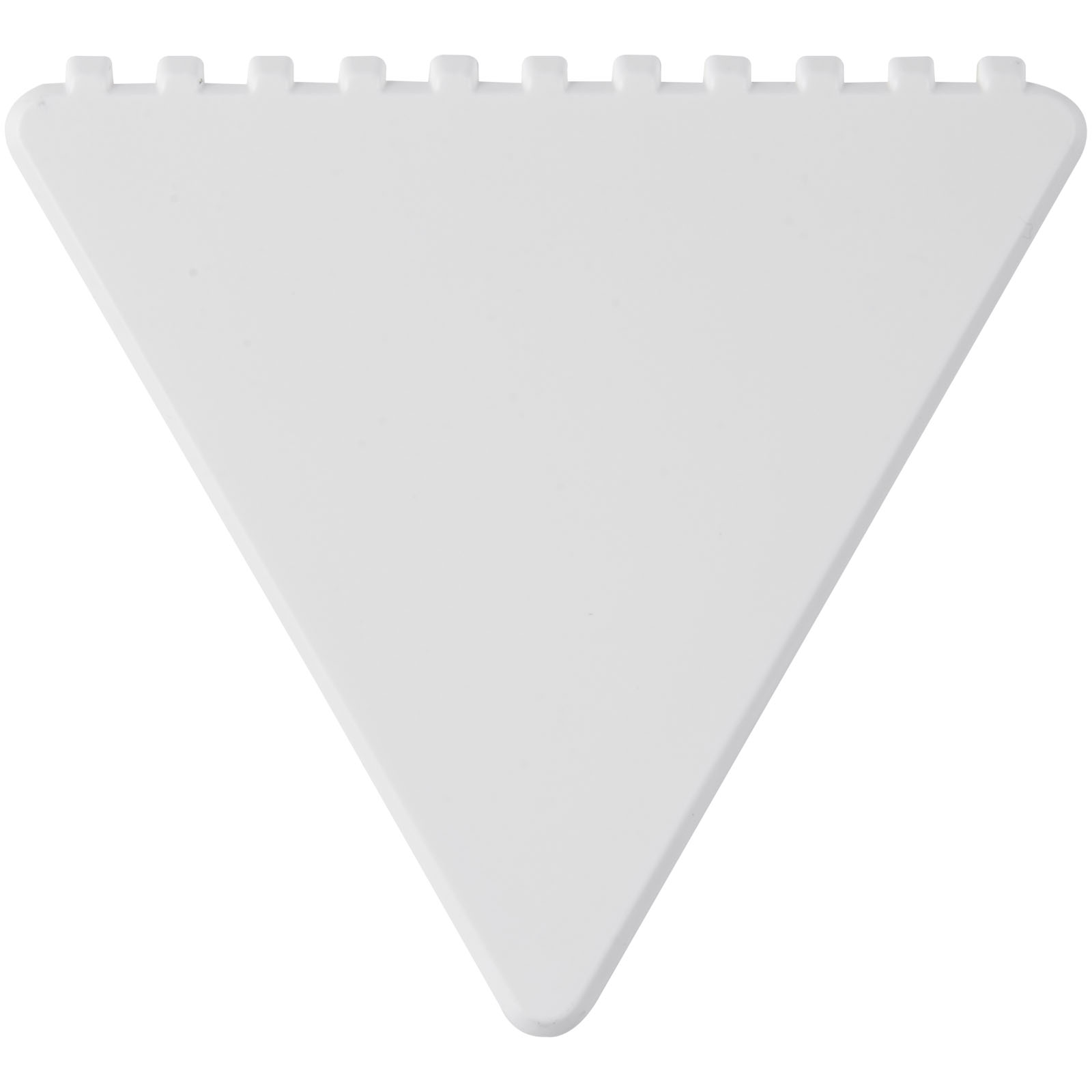 Rascador de hielo de plástico reciclado triangular Frosty
