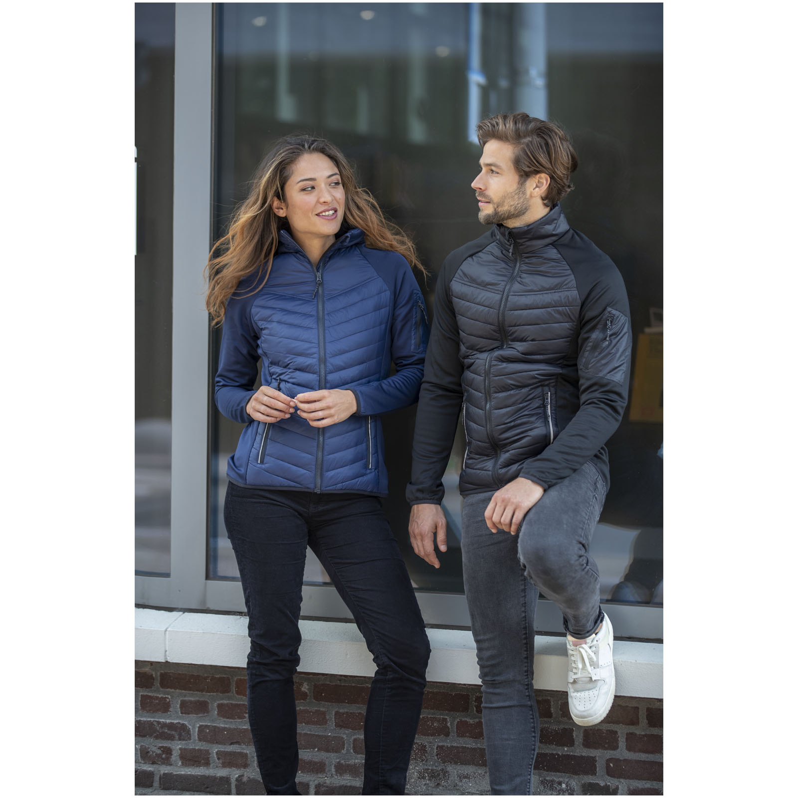 Chaqueta aislante híbrida de mujer Banff