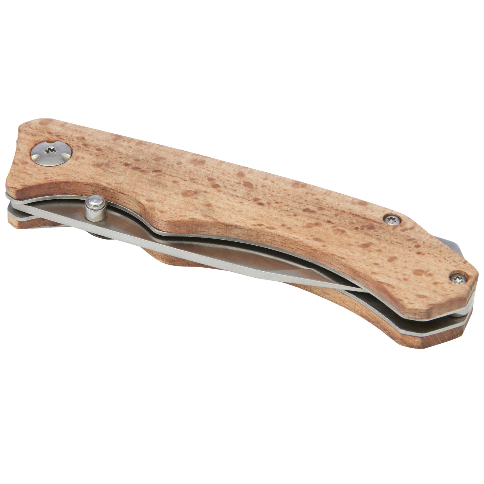 Navaja de madera con clip para cinturón Dave