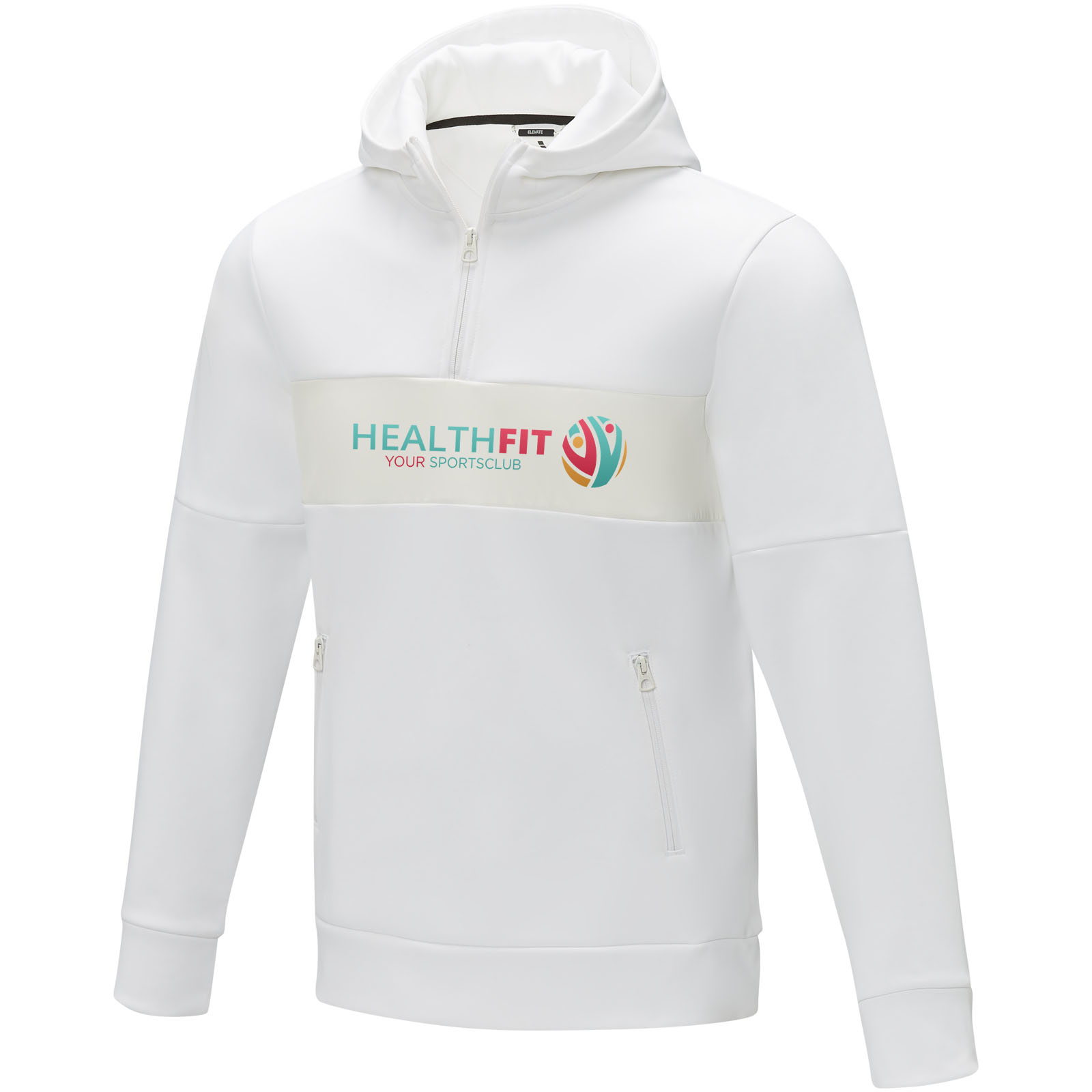 Jersey anorak con capucha con media cremallera para hombre Sayan