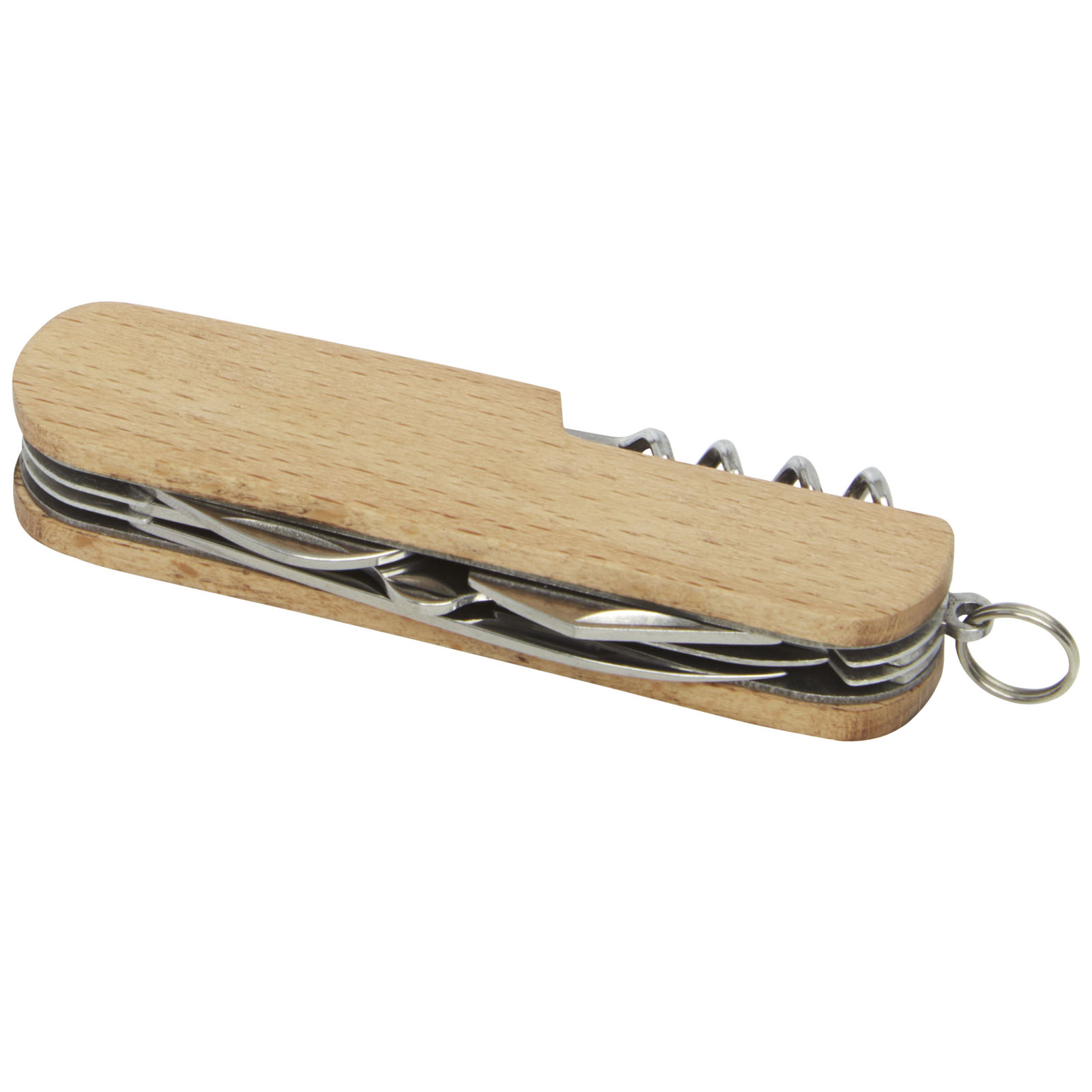 Navaja de bolsillo de 7 funciones y con mango de madera Richard