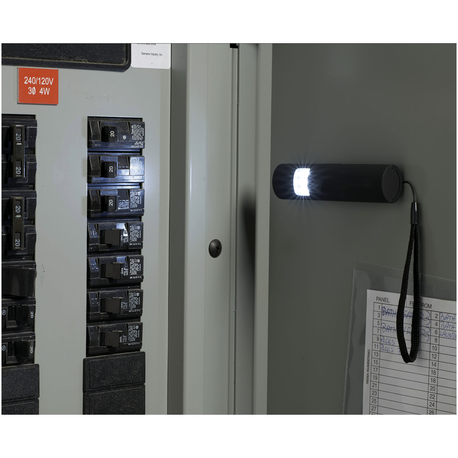 Linterna LED magnética Mini-grip