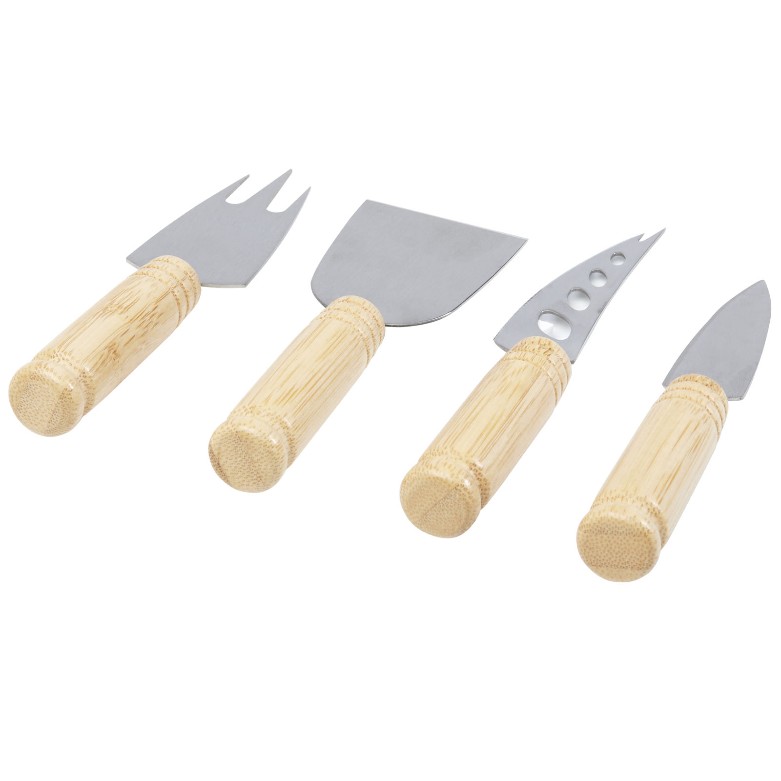 Set de 4 piezas para queso de bambú  Cheds