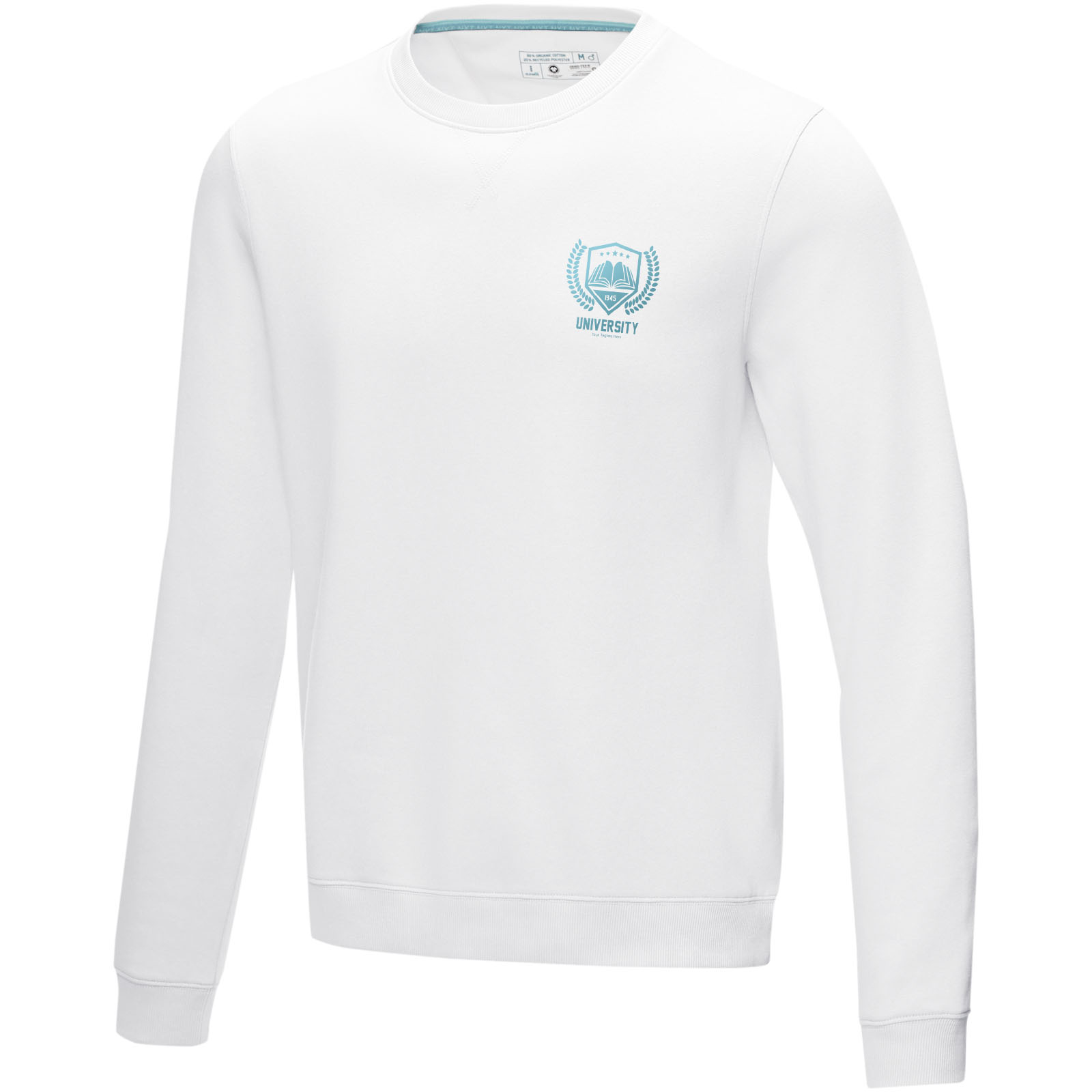 Jersey de cuello redondo orgánico para hombre Jasper