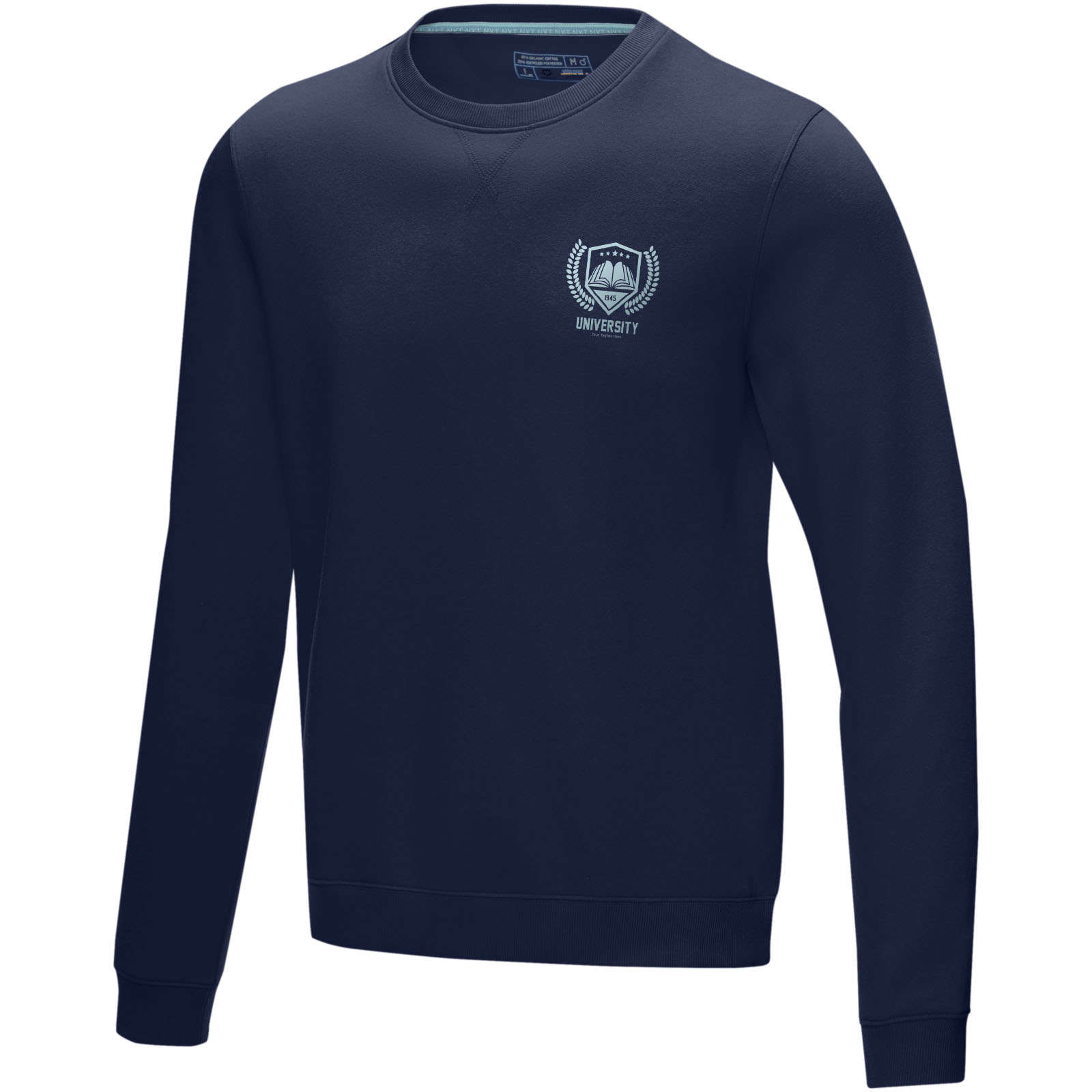 Jersey de cuello redondo orgánico para hombre Jasper
