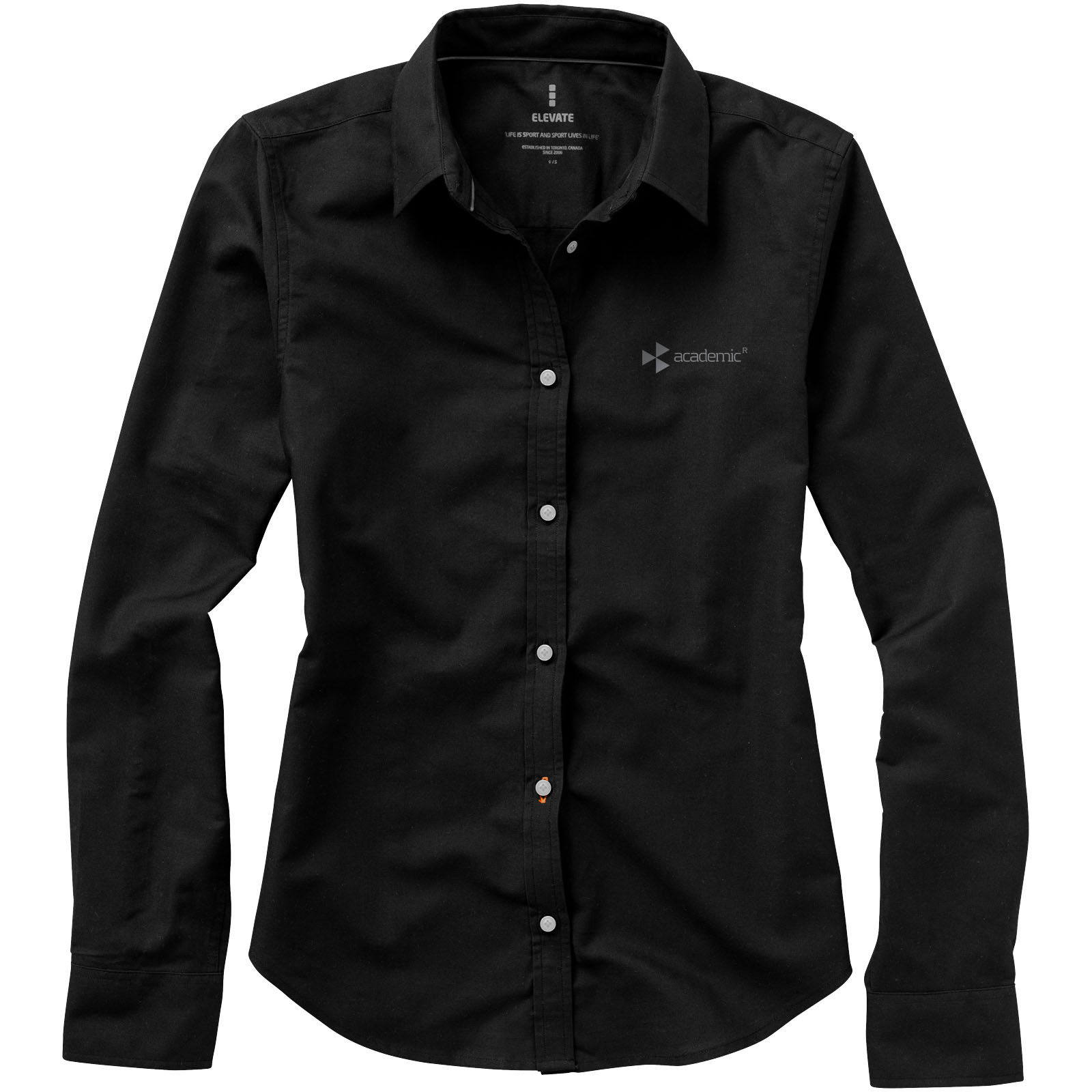 Camisa tipo Oxford de manga larga de mujer Vaillant