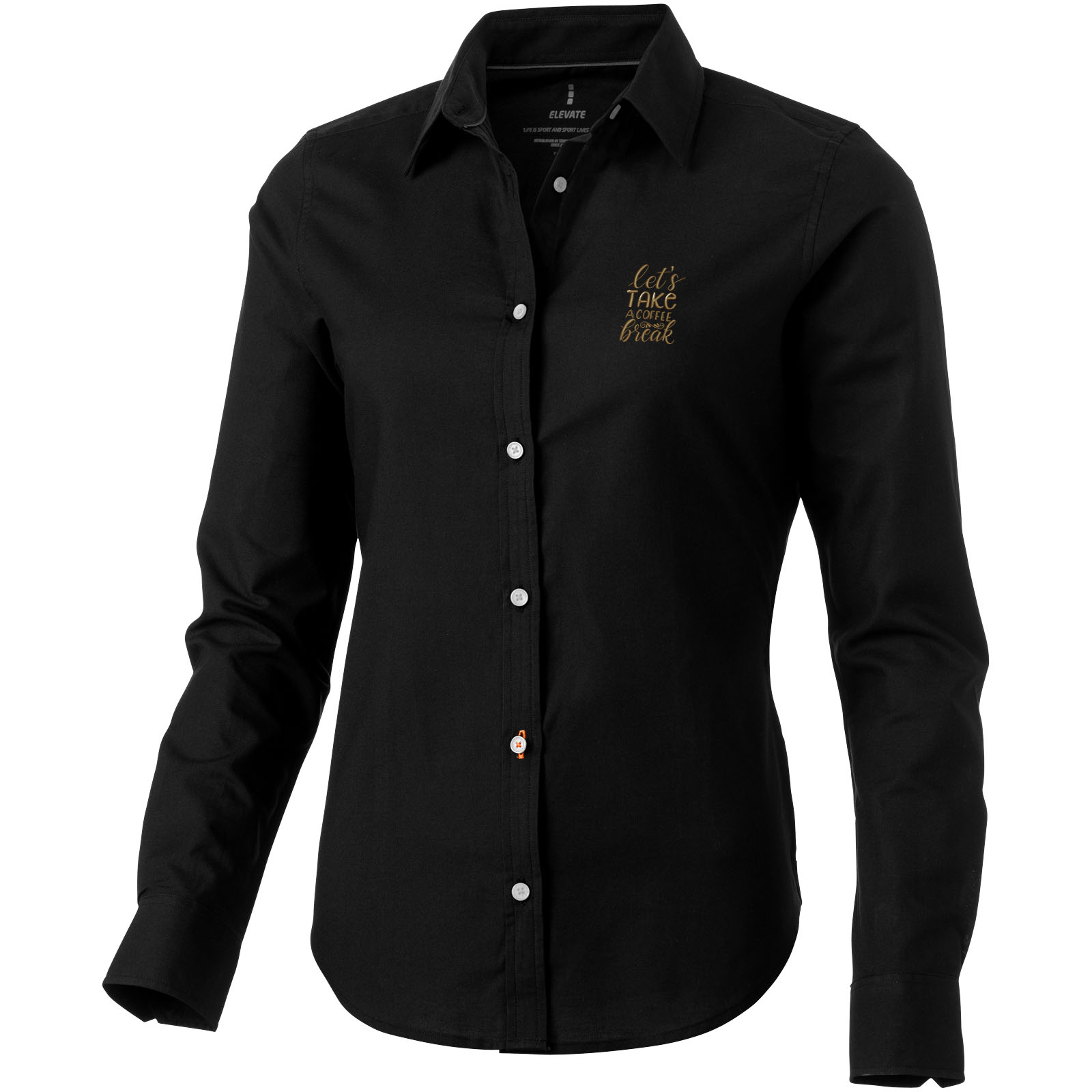Camisa tipo Oxford de manga larga de mujer Vaillant