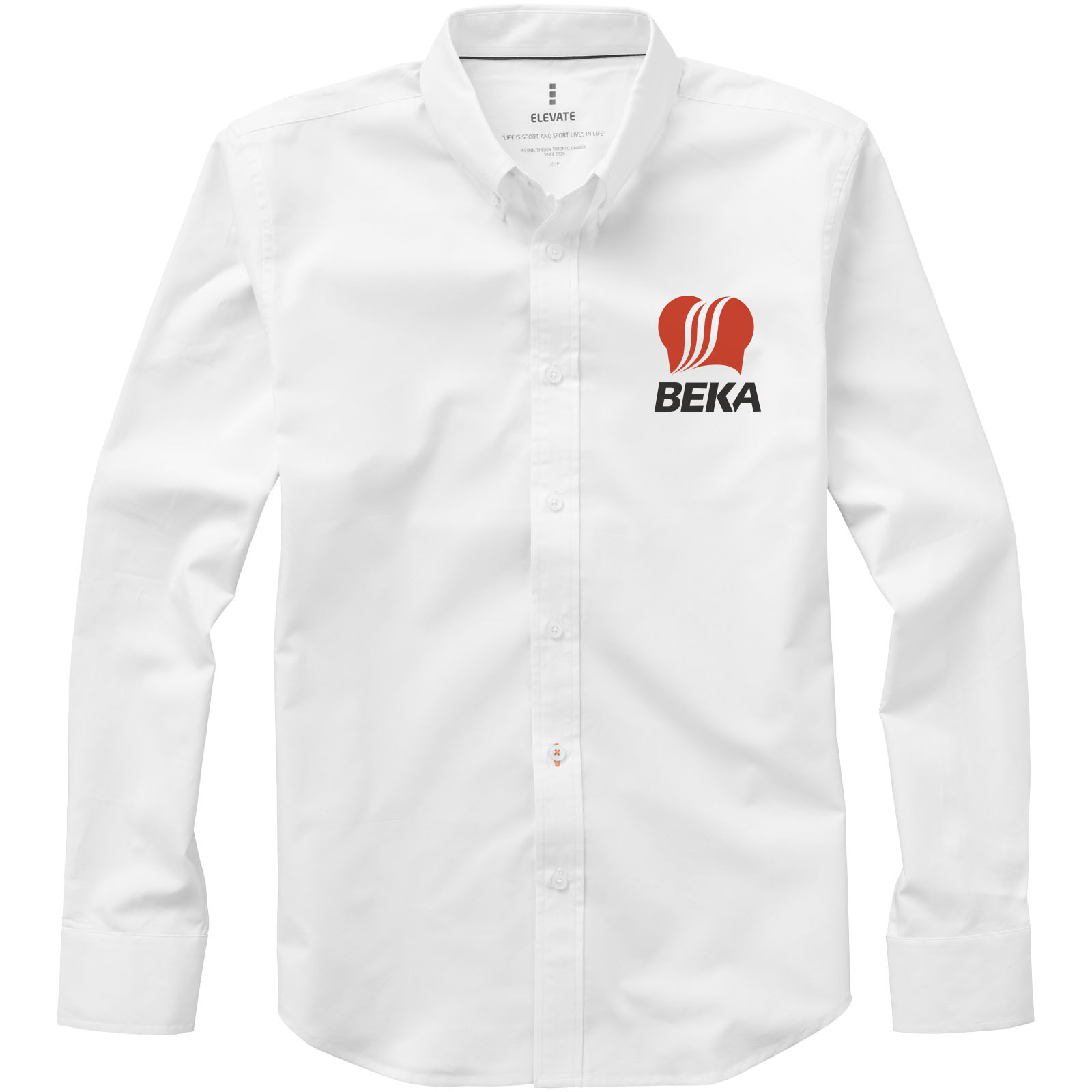 Camisa tipo Oxford de manga larga para hombre Vaillant