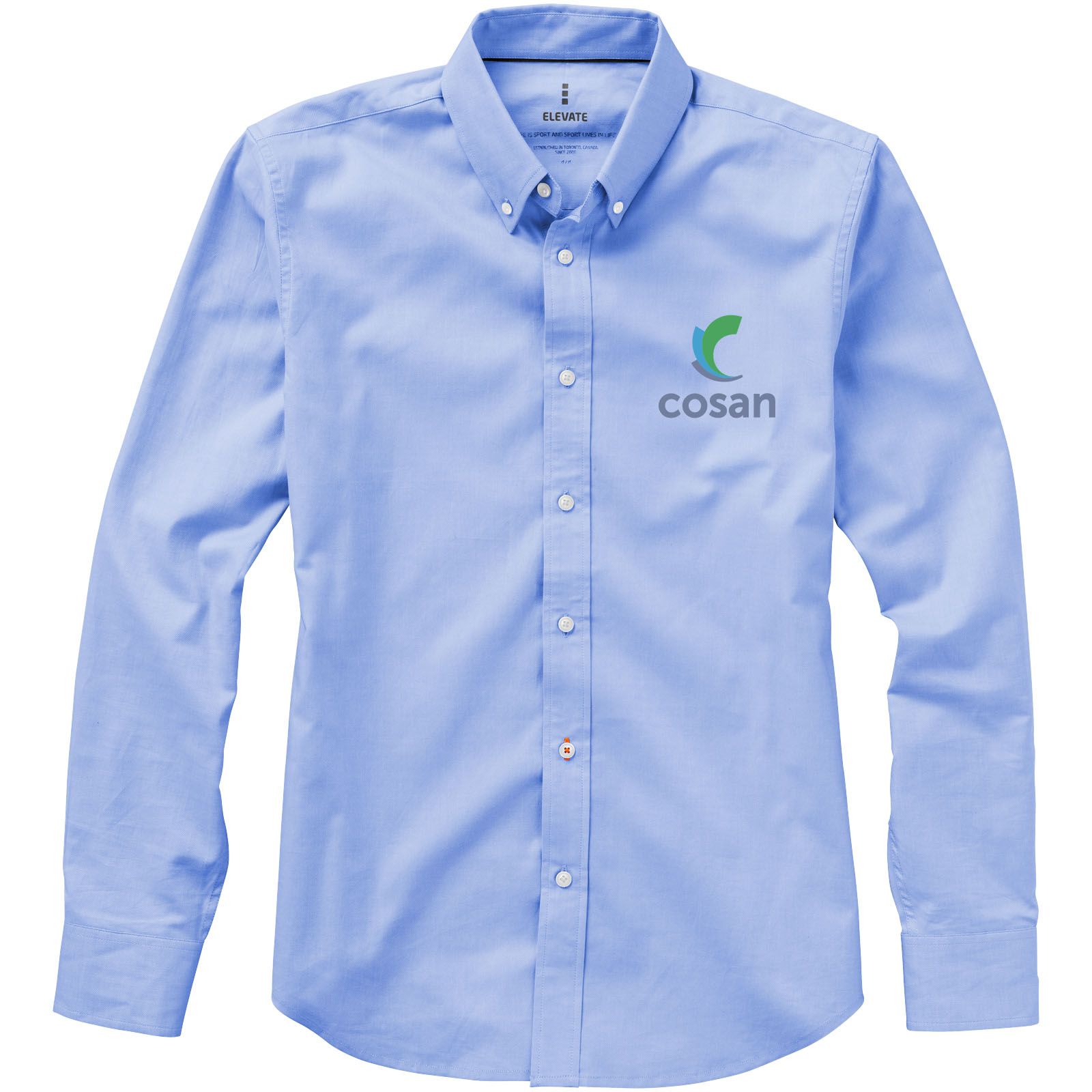 Camisa tipo Oxford de manga larga para hombre Vaillant
