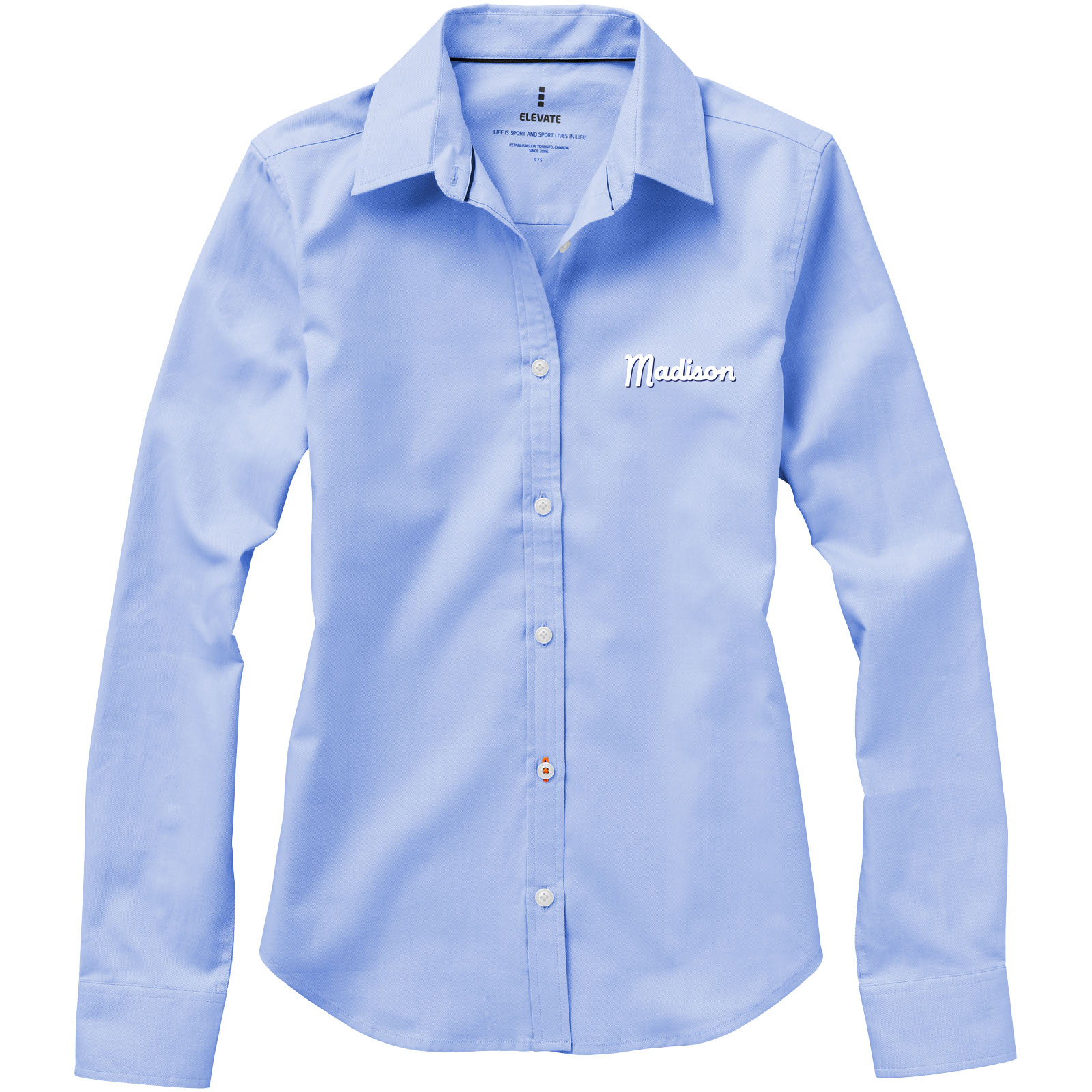 Camisa tipo Oxford de manga larga de mujer Vaillant
