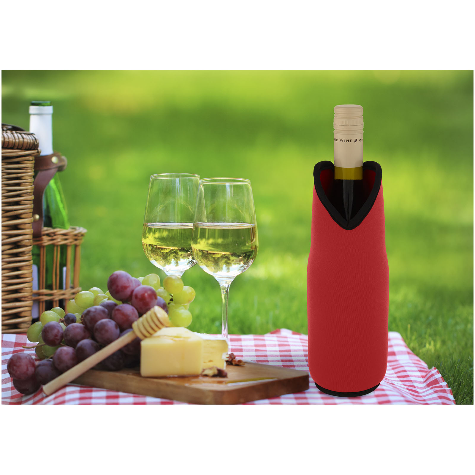 Funda de neopreno reciclado para vino Noun