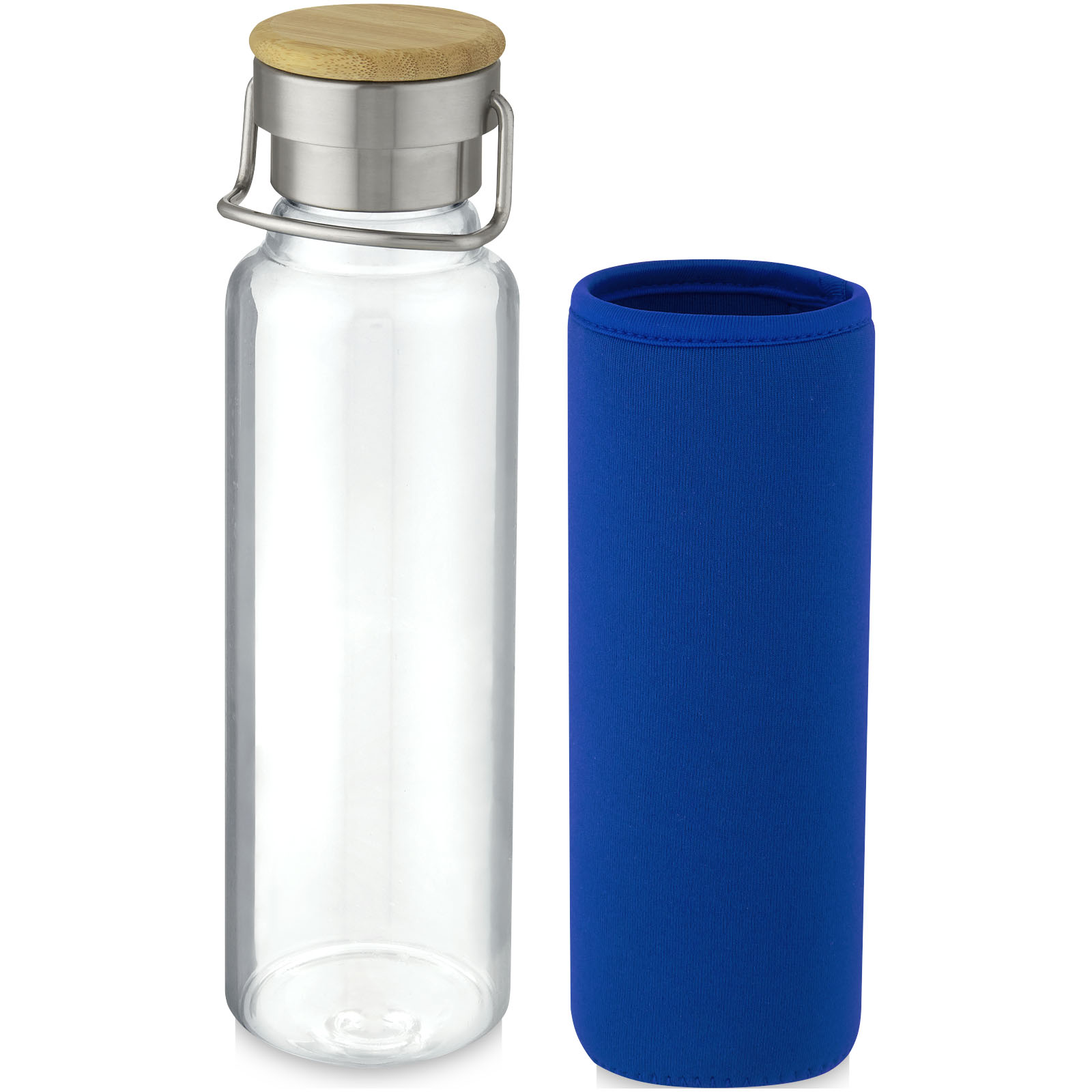 Botella de vidrio borosilicato con funda de neopreno de 660 ml Thor