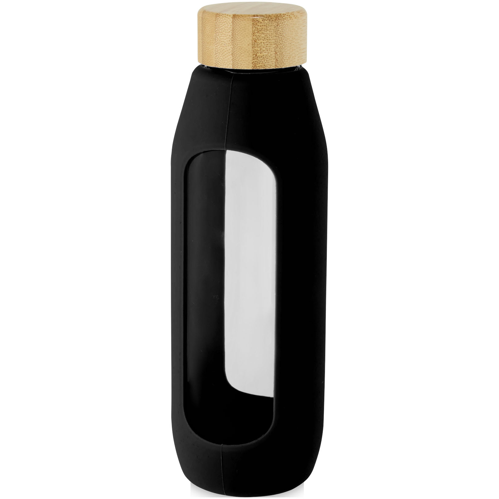 Botella de vidrio borosilicato con agarre de silicona de 600 ml  Tidan