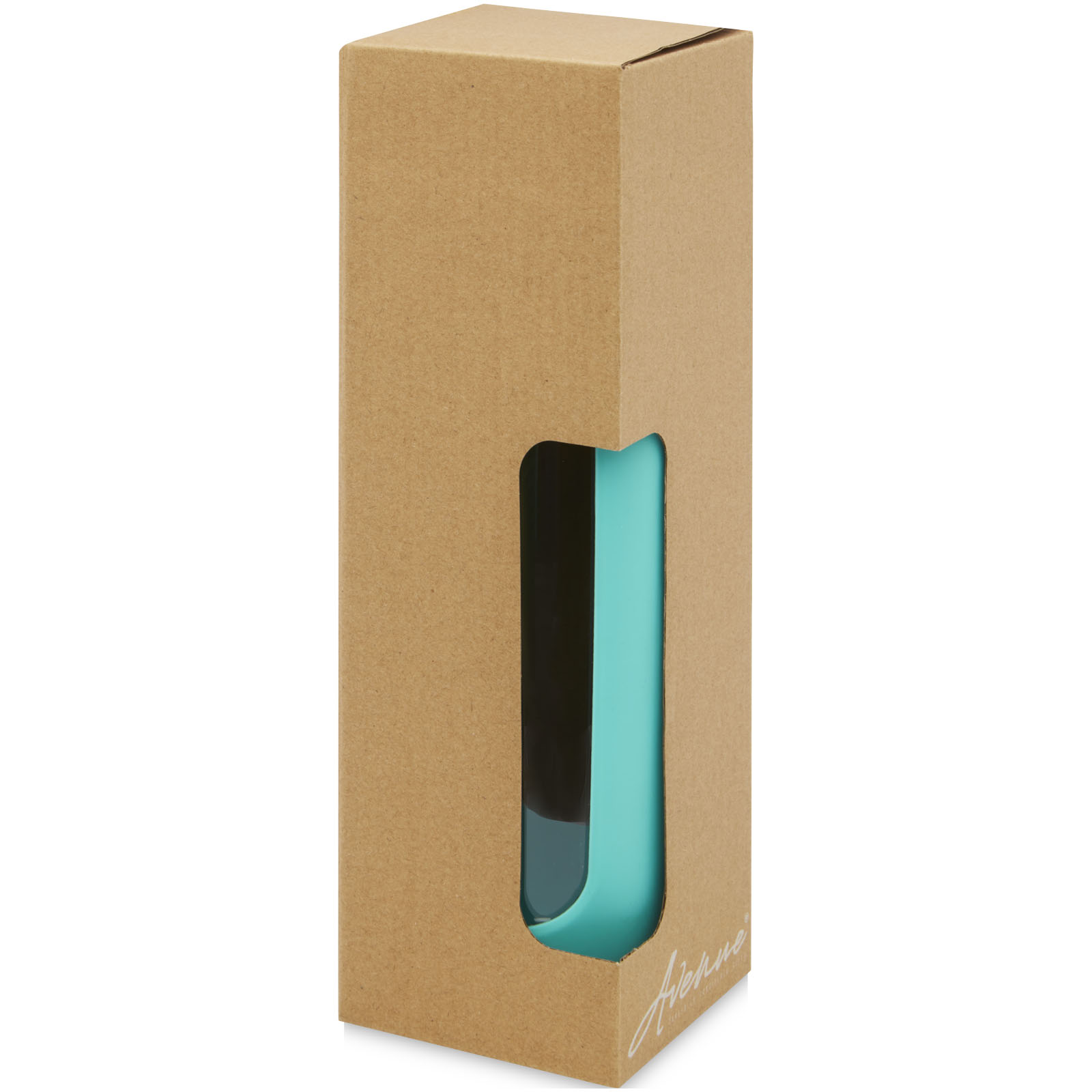 Botella de vidrio borosilicato con agarre de silicona de 600 ml  Tidan