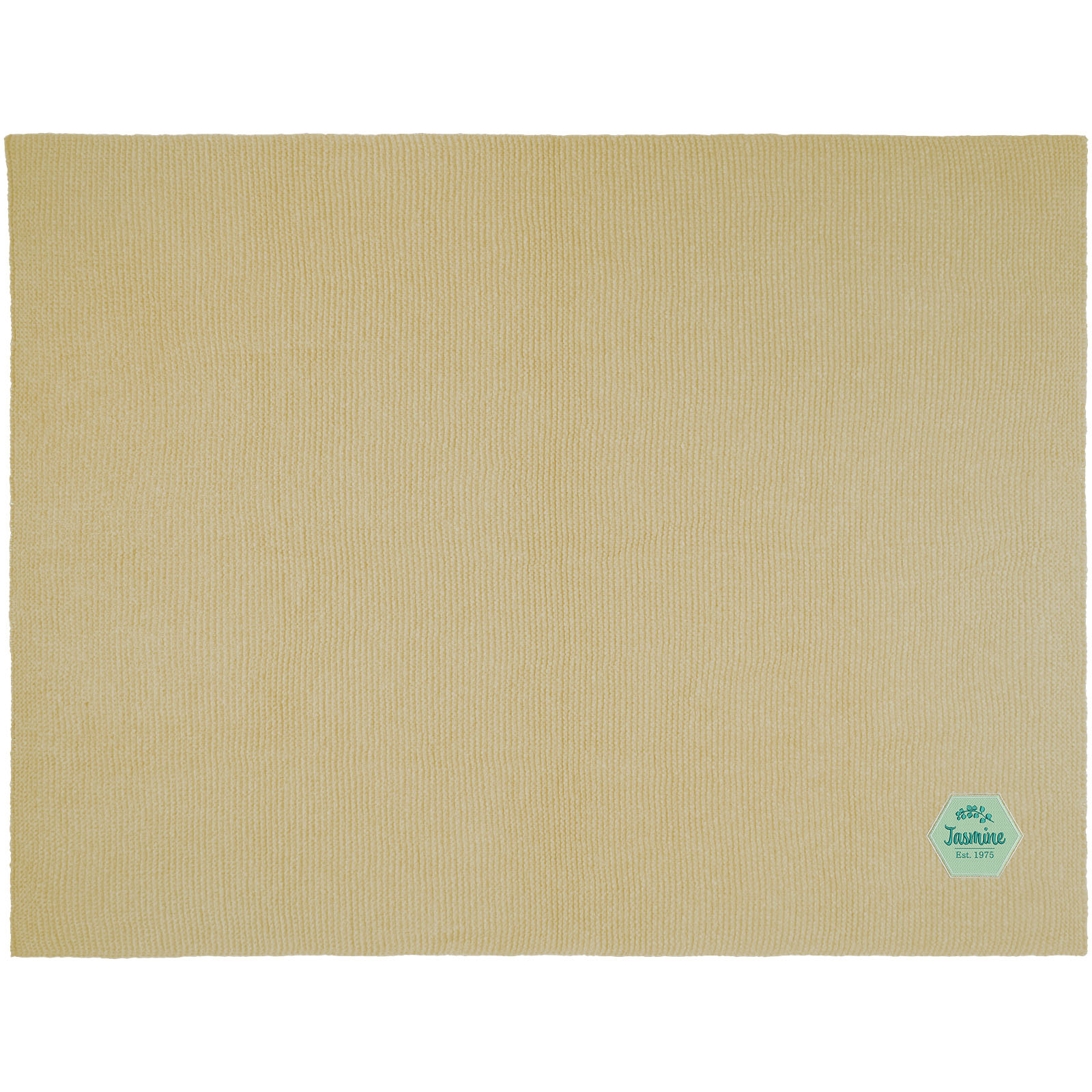 Manta de punto de poliéster GRS de 150 x 120 cm Suzy