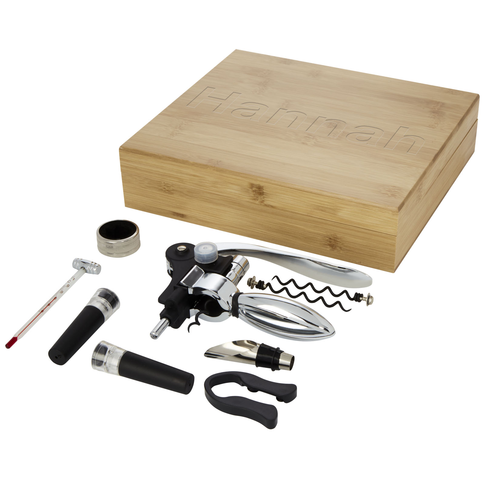 Juego de vino de nueve piezas Malbick