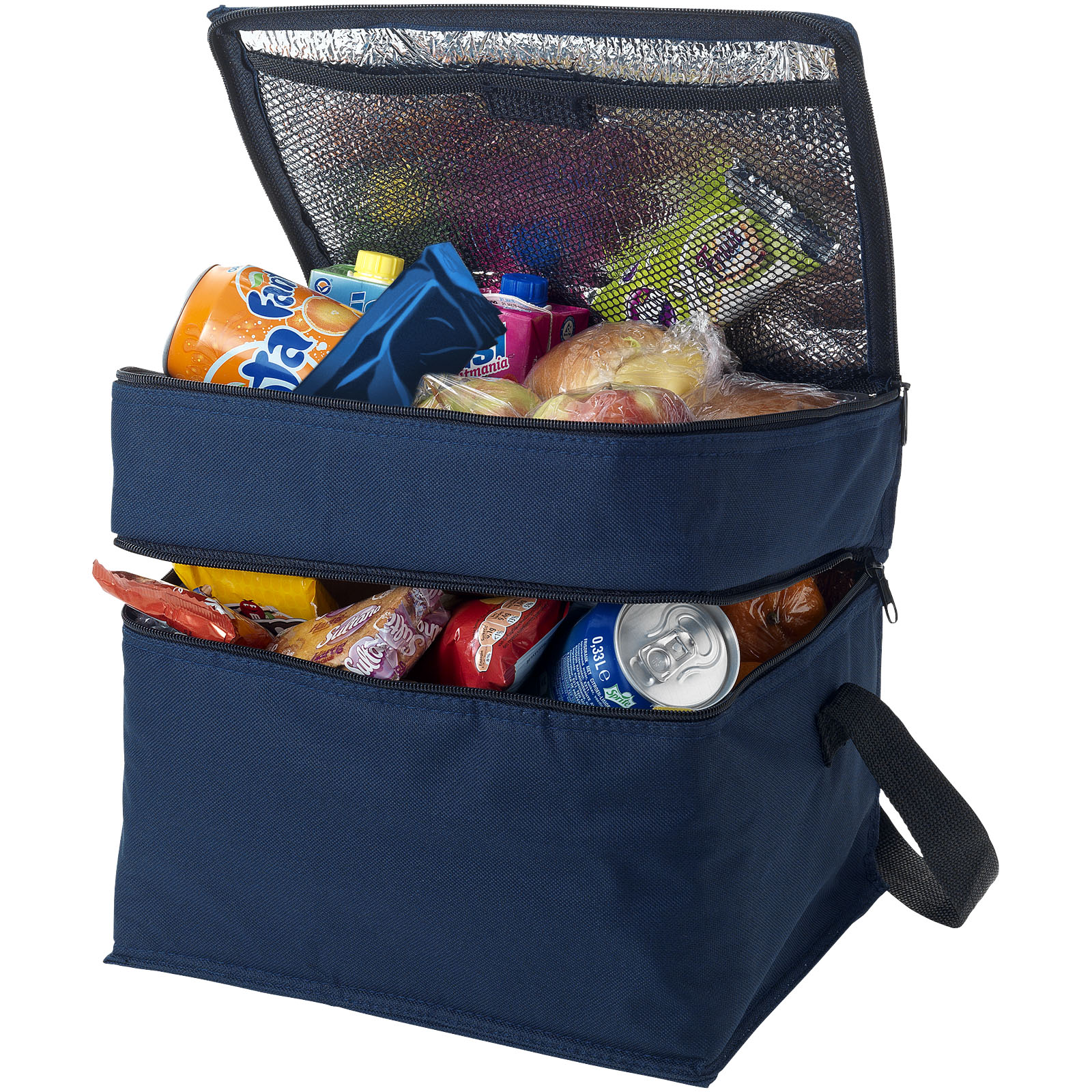Bolsa isotérmica de 2 compartimentos con cremallera Oslo