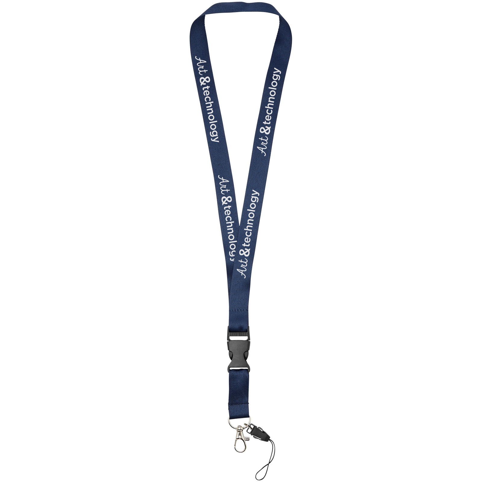 Lanyard con hebilla separable y enganche para móvil Sagan