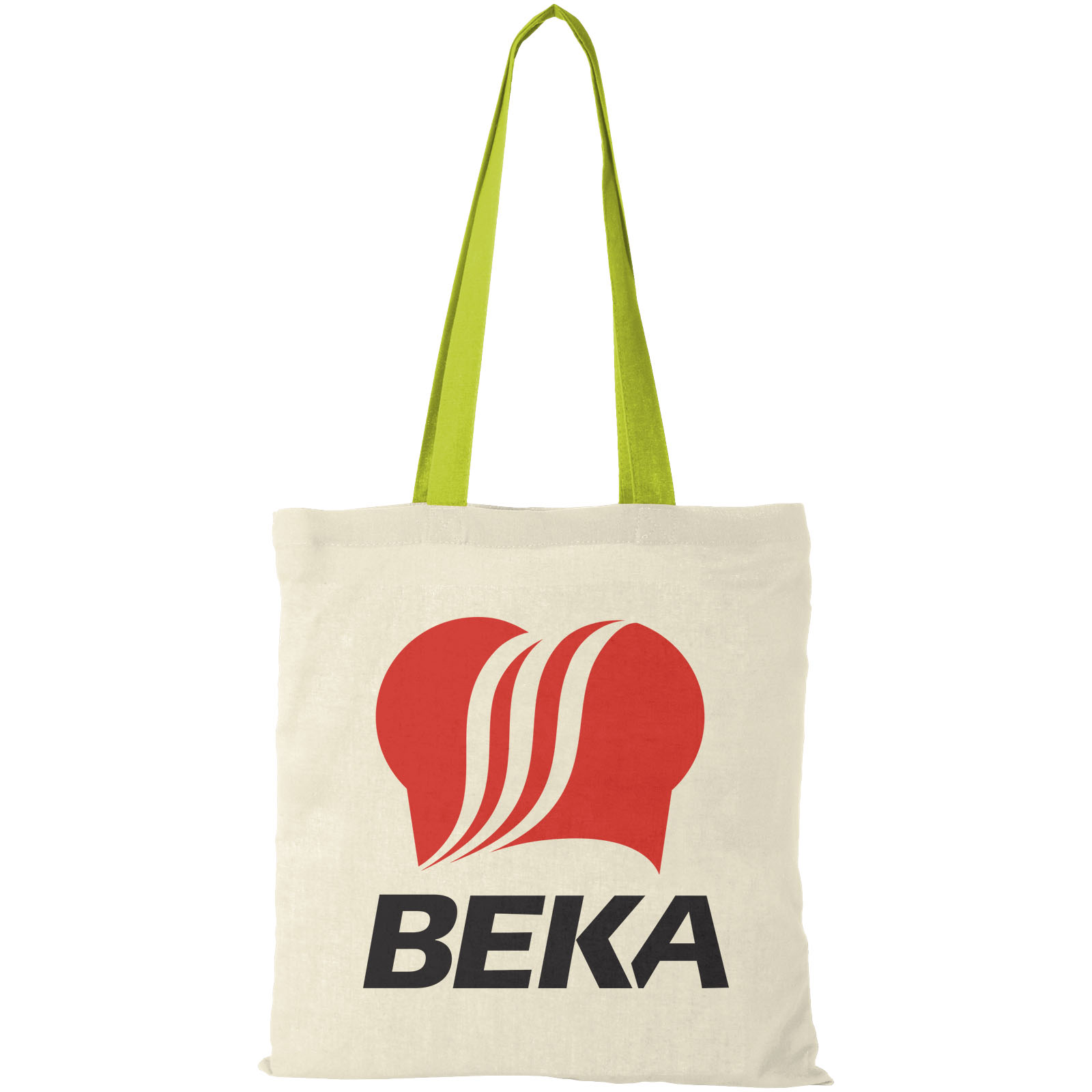 Bolsa Tote de algodón 100 g/m² con asas largas contrastadas Nevada