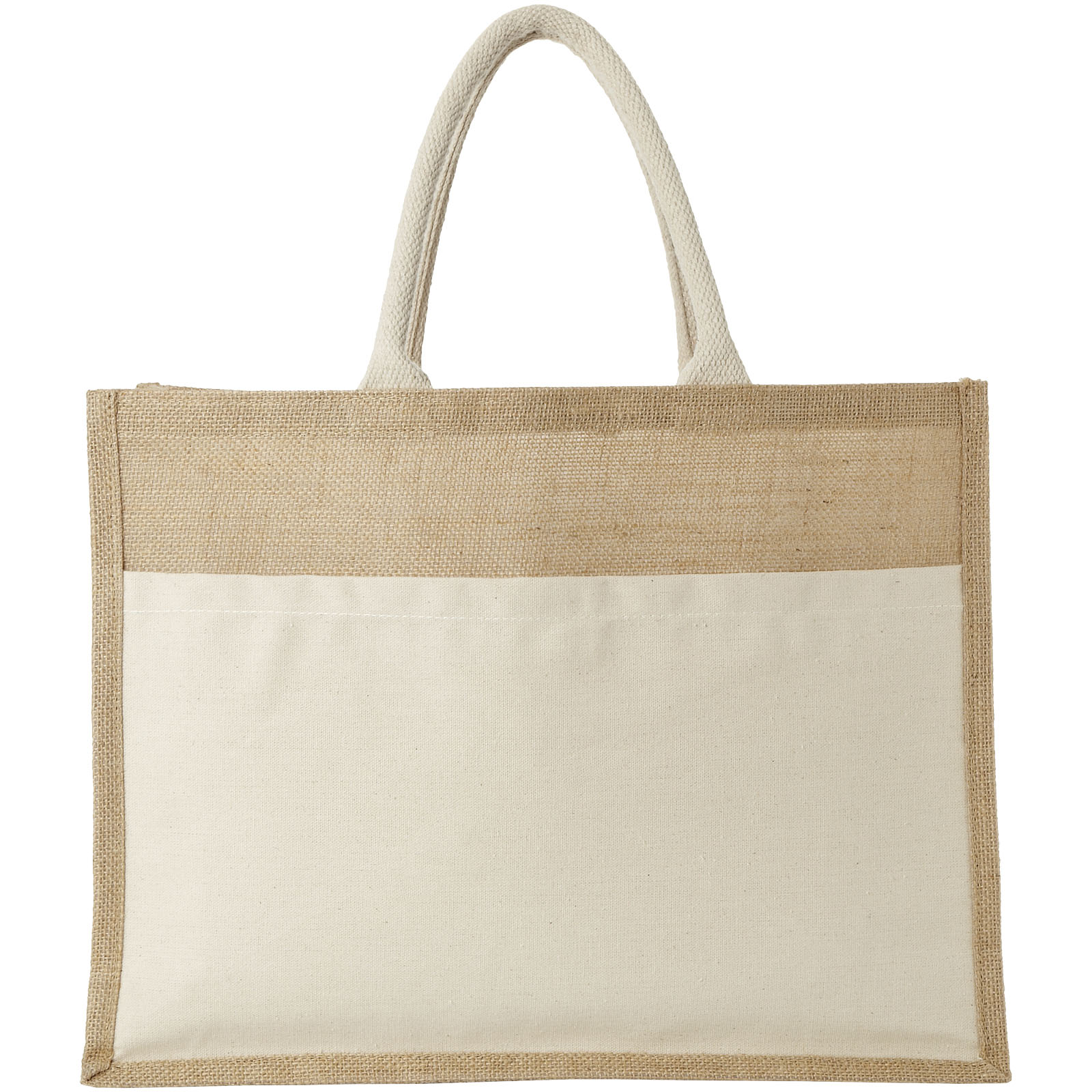Bolsa Tote de yute con bolsillo Mumbay