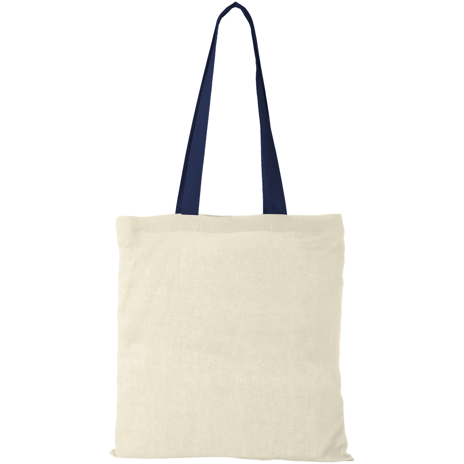 Bolsa Tote de algodón 100 g/m² con asas largas contrastadas Nevada