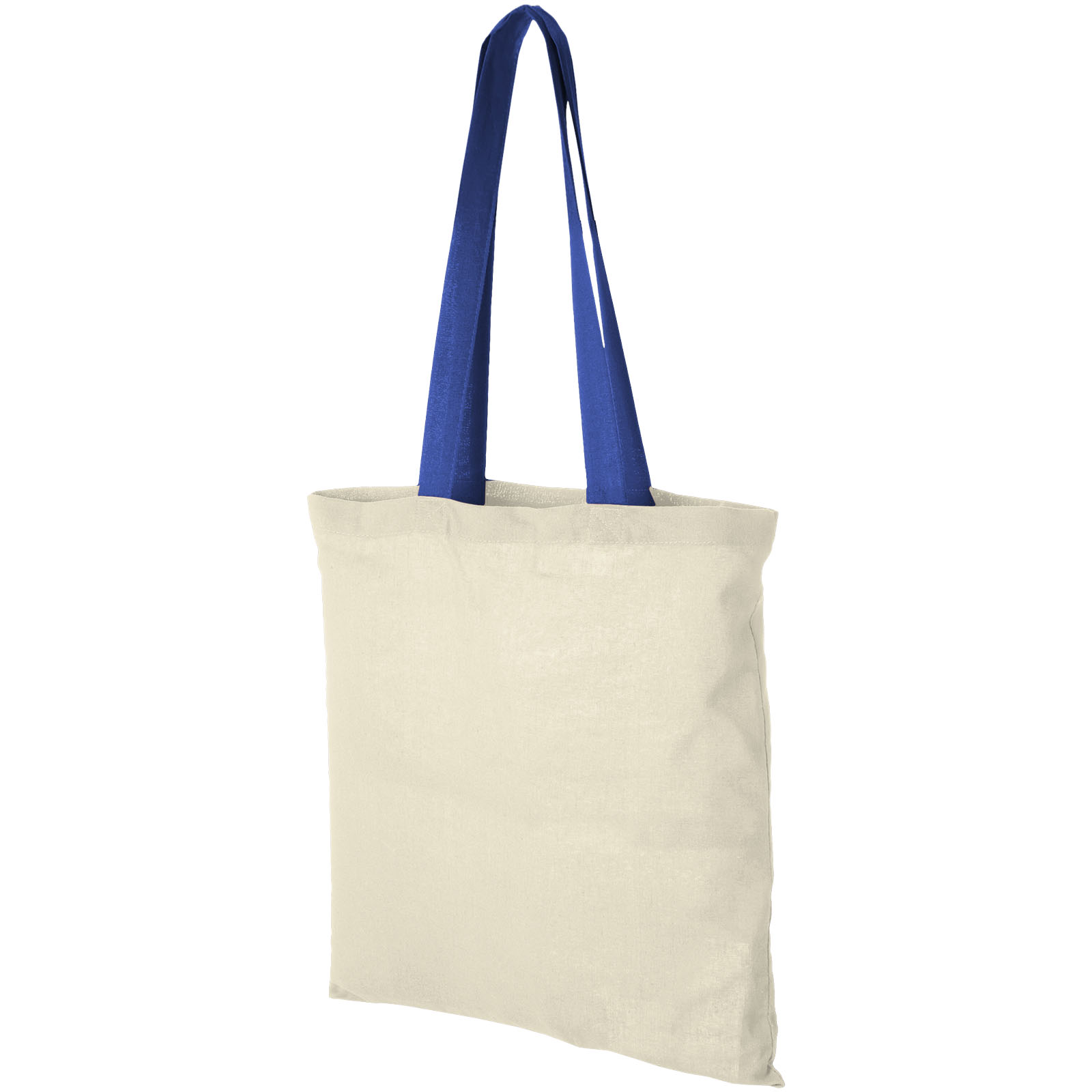 Bolsa Tote de algodón 100 g/m² con asas largas contrastadas Nevada