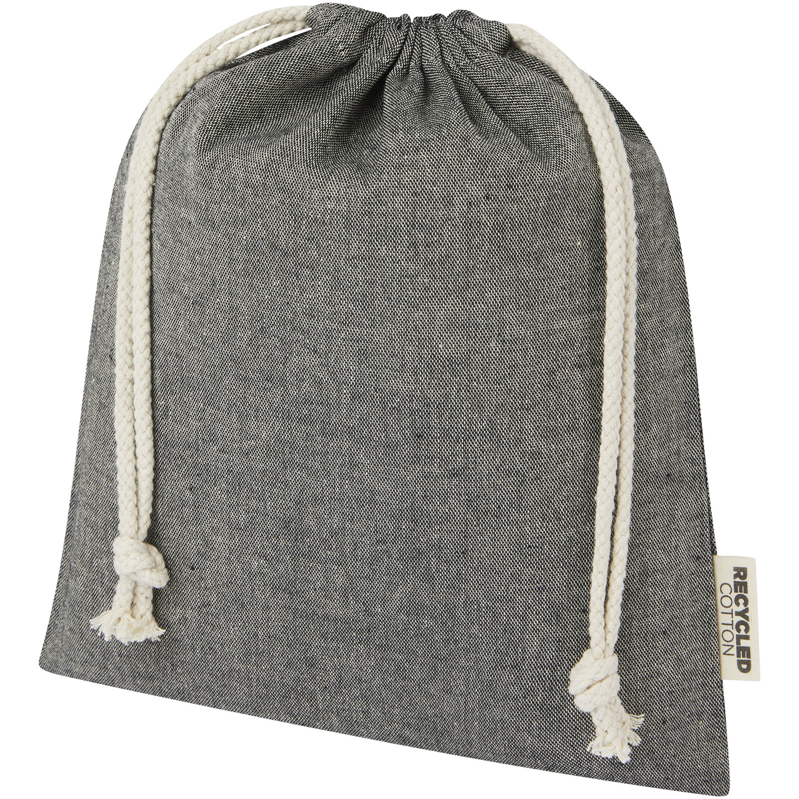 Bolsa de regalo mediana de 1,5 l de algodón reciclado GRS de 150 g/m² Pheebs