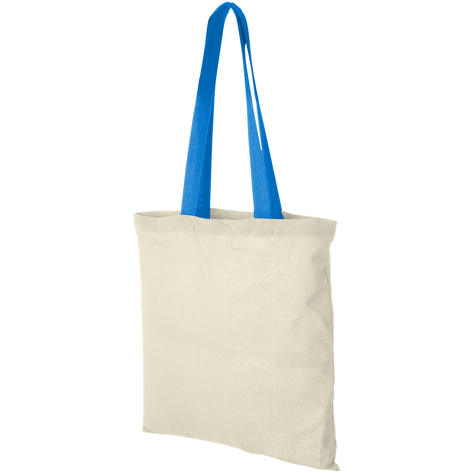 Bolsa Tote de algodón 100 g/m² con asas largas contrastadas Nevada