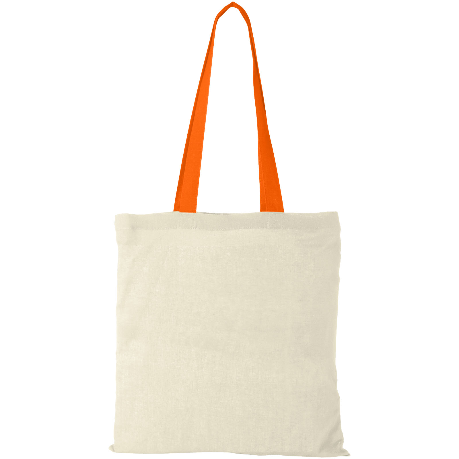 Bolsa Tote de algodón 100 g/m² con asas largas contrastadas Nevada