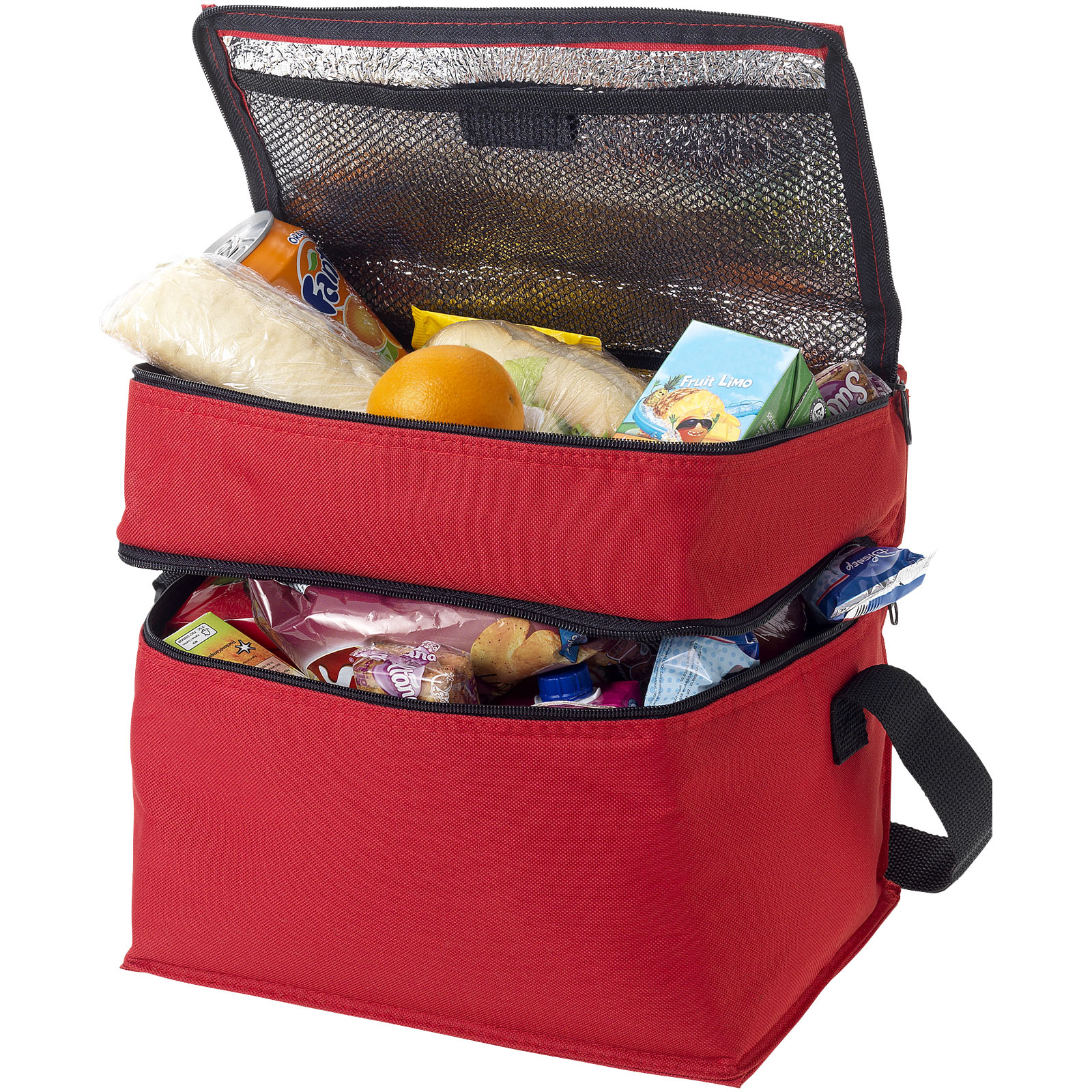 Bolsa isotérmica de 2 compartimentos con cremallera Oslo