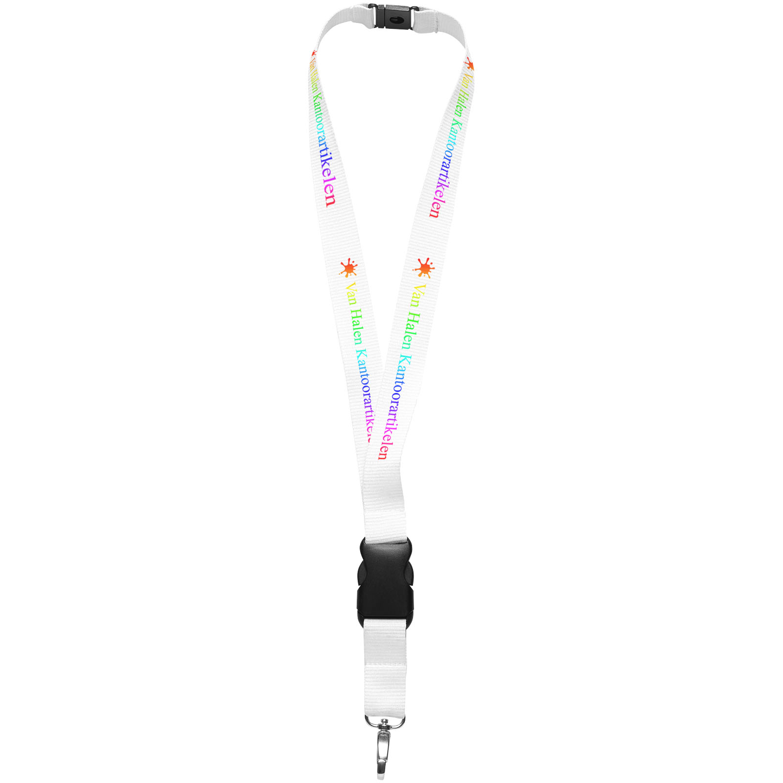 Lanyard con hebilla separable y clip de seguridad Yogi
