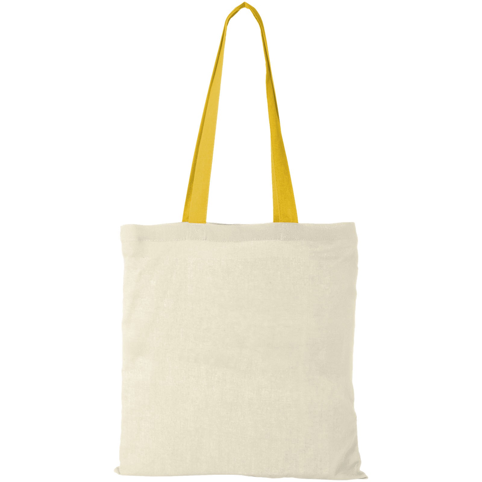 Bolsa Tote de algodón 100 g/m² con asas largas contrastadas Nevada