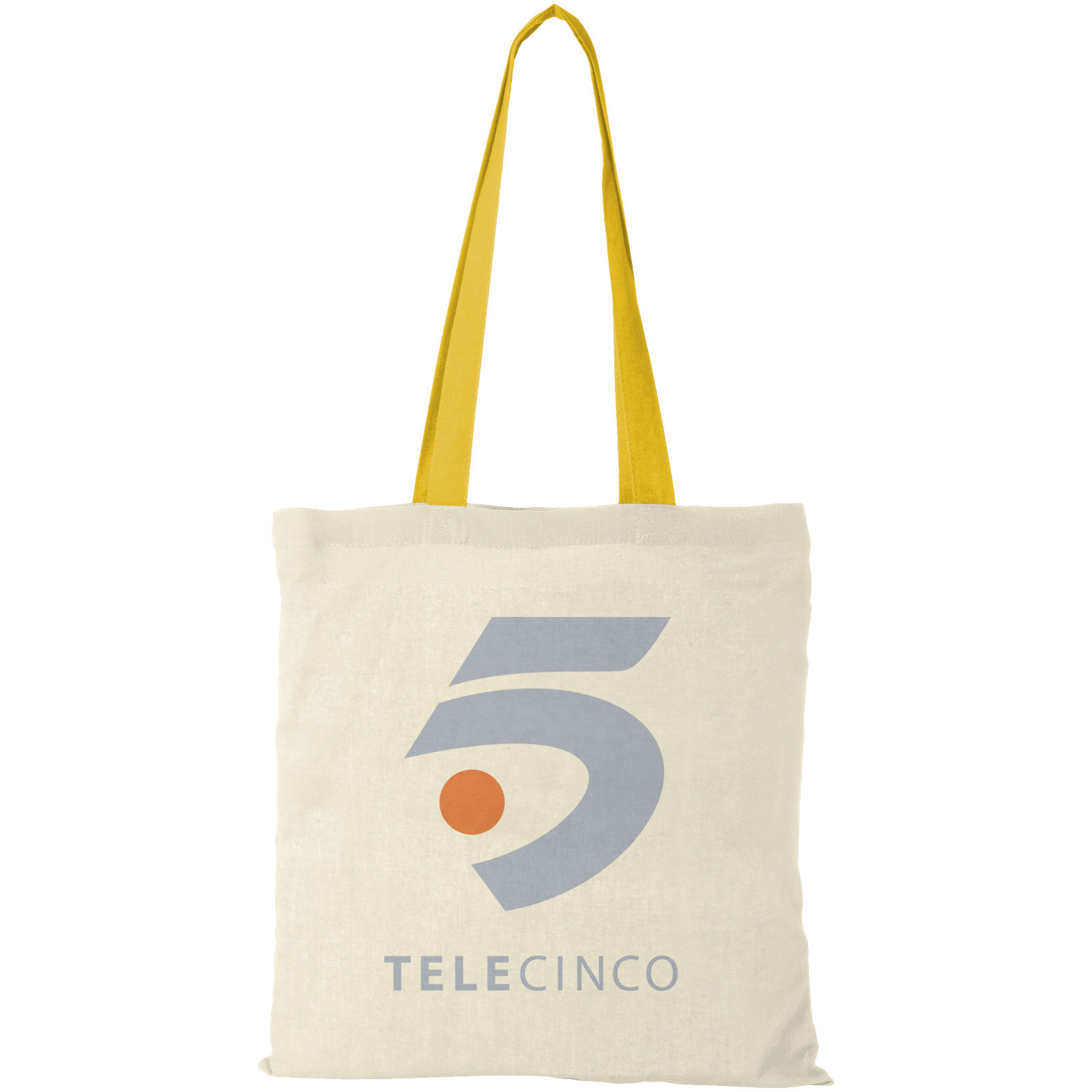 Bolsa Tote de algodón 100 g/m² con asas largas contrastadas Nevada