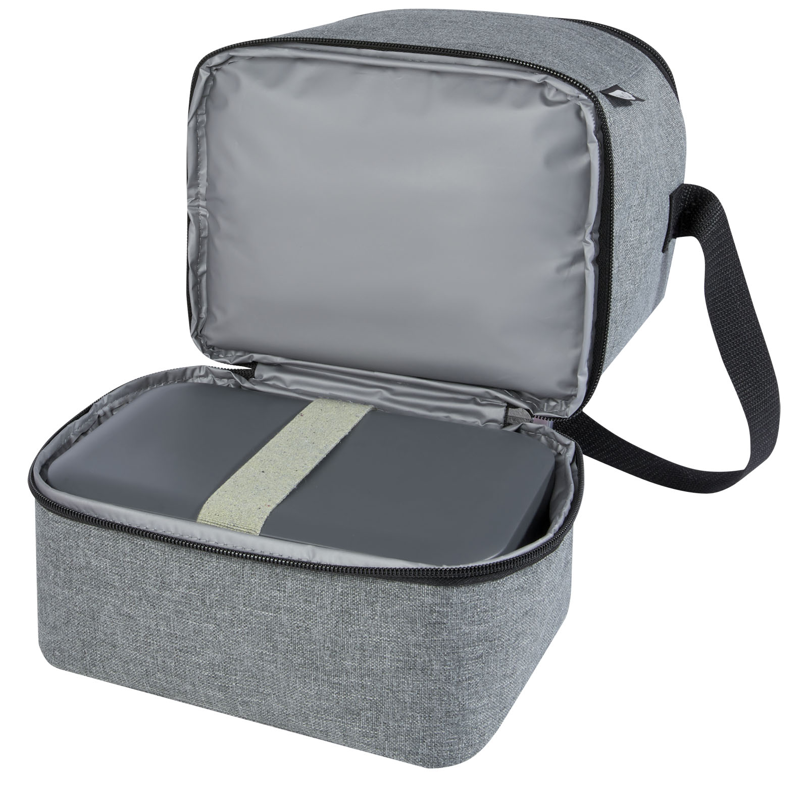Bolsa isotérmica para almuerzo y 9 latas de PET reciclado GRS Tundra