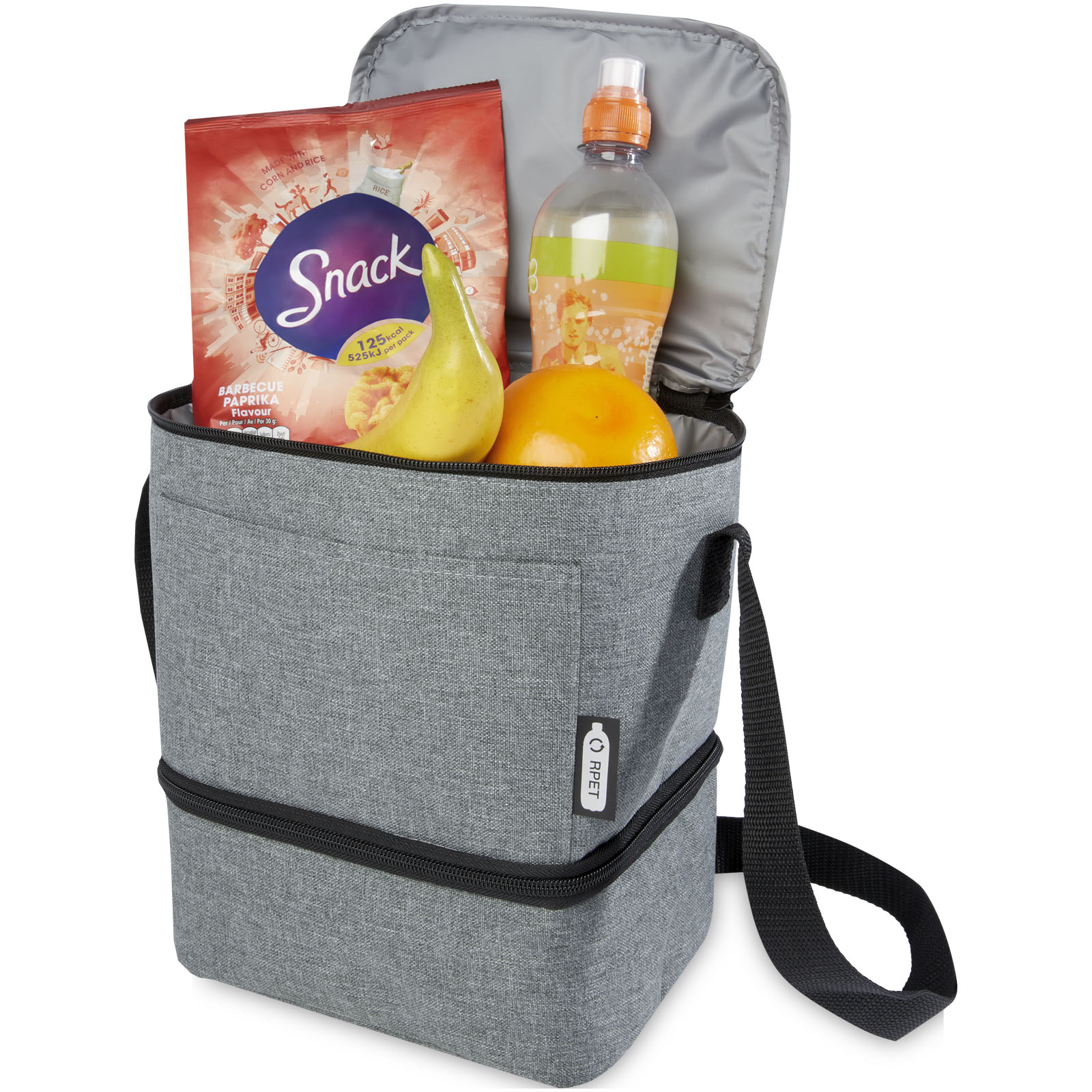 Bolsa isotérmica para almuerzo y 9 latas de PET reciclado GRS Tundra