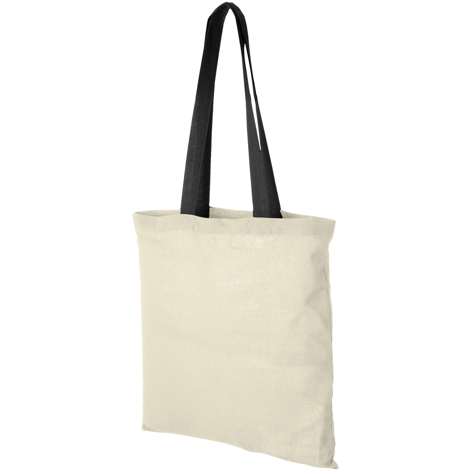 Bolsa Tote de algodón 100 g/m² con asas largas contrastadas Nevada