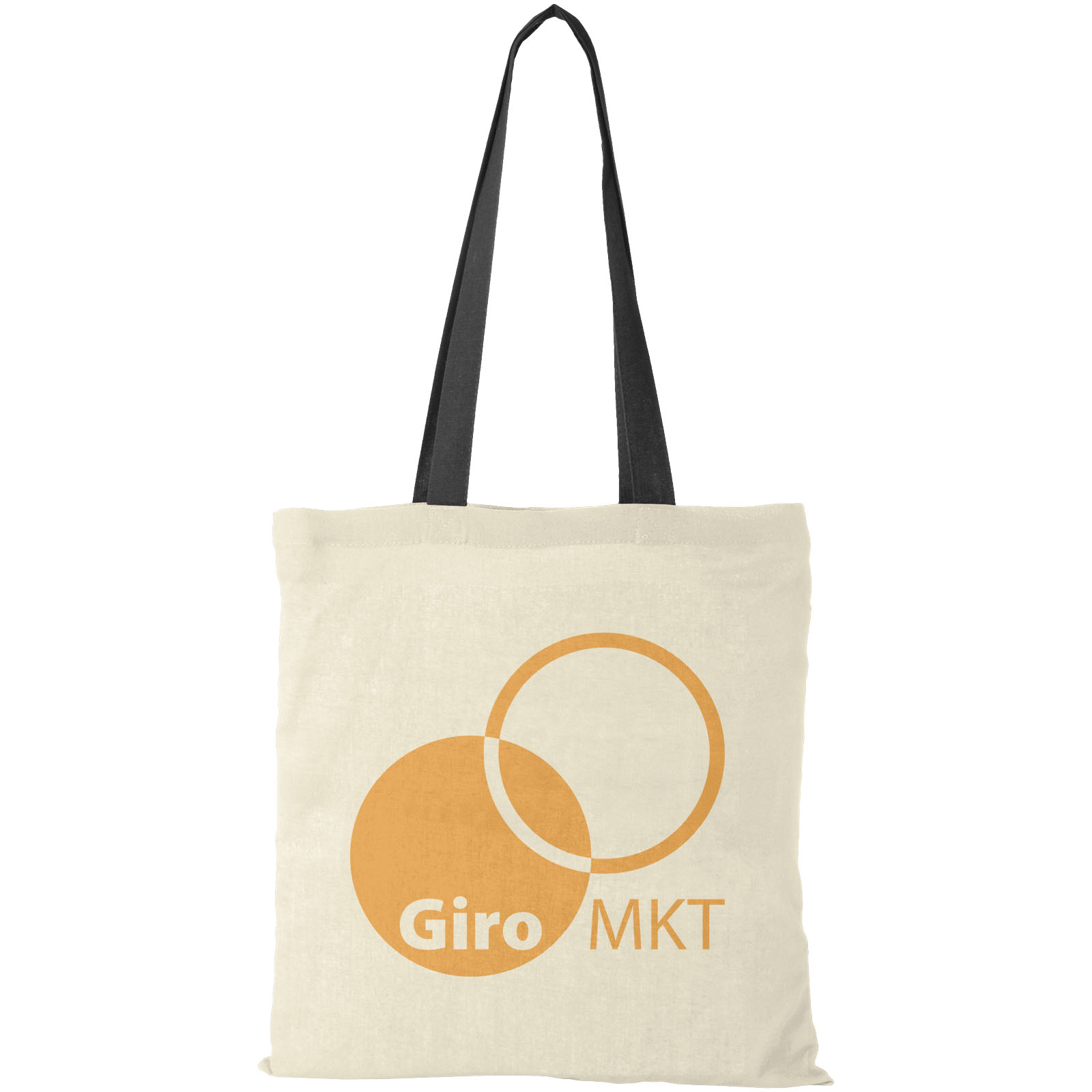 Bolsa Tote de algodón 100 g/m² con asas largas contrastadas Nevada