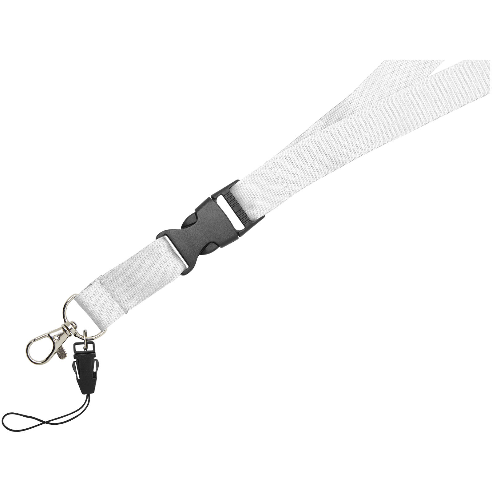 Lanyard con hebilla separable y enganche para móvil Sagan