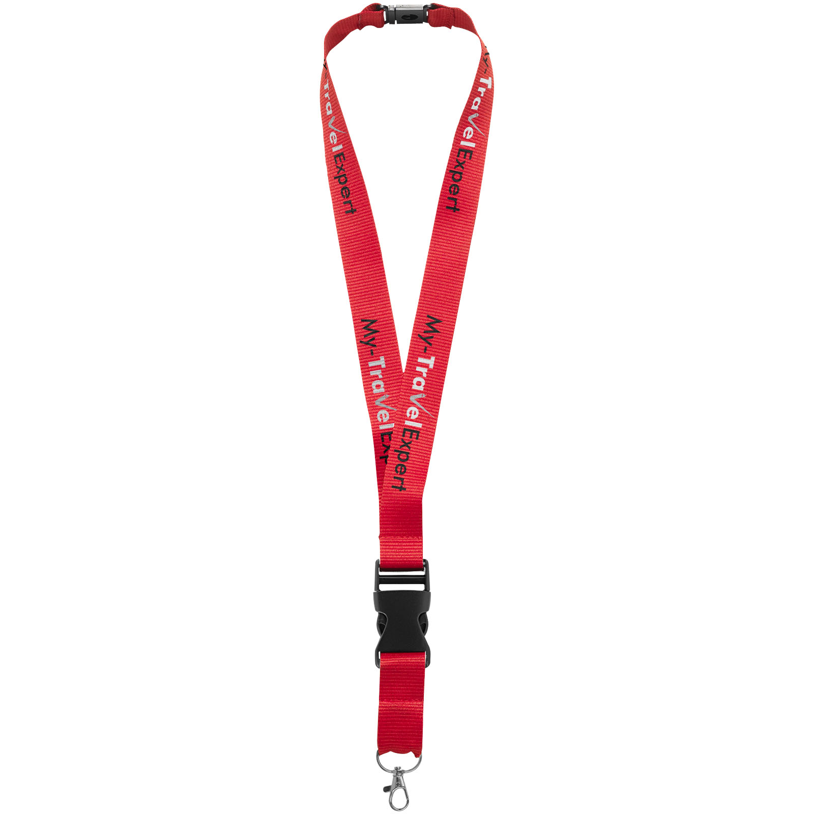 Lanyard con hebilla separable y clip de seguridad Yogi