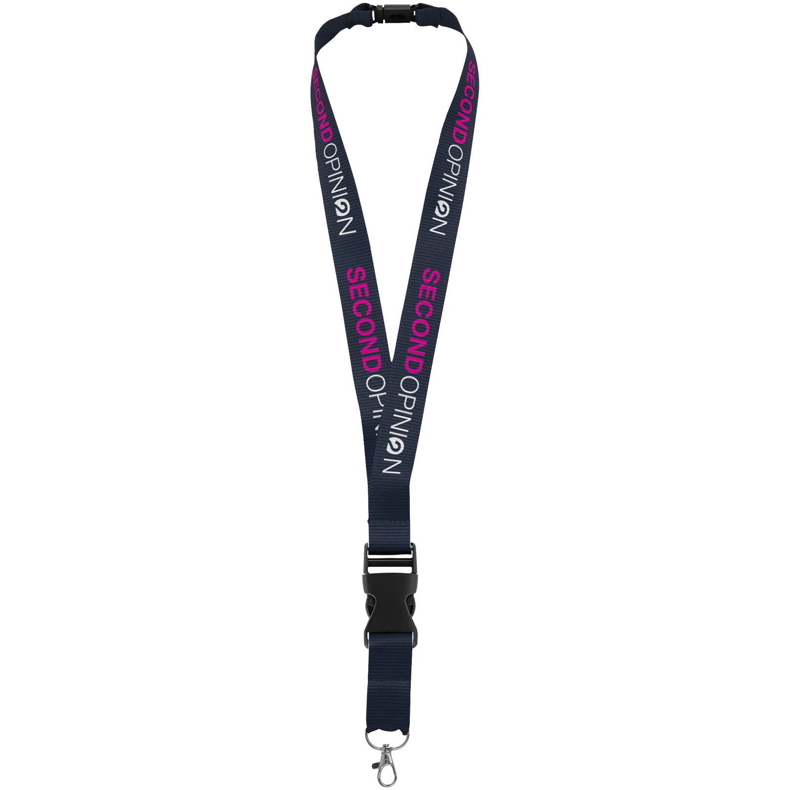 Lanyard con hebilla separable y clip de seguridad Yogi