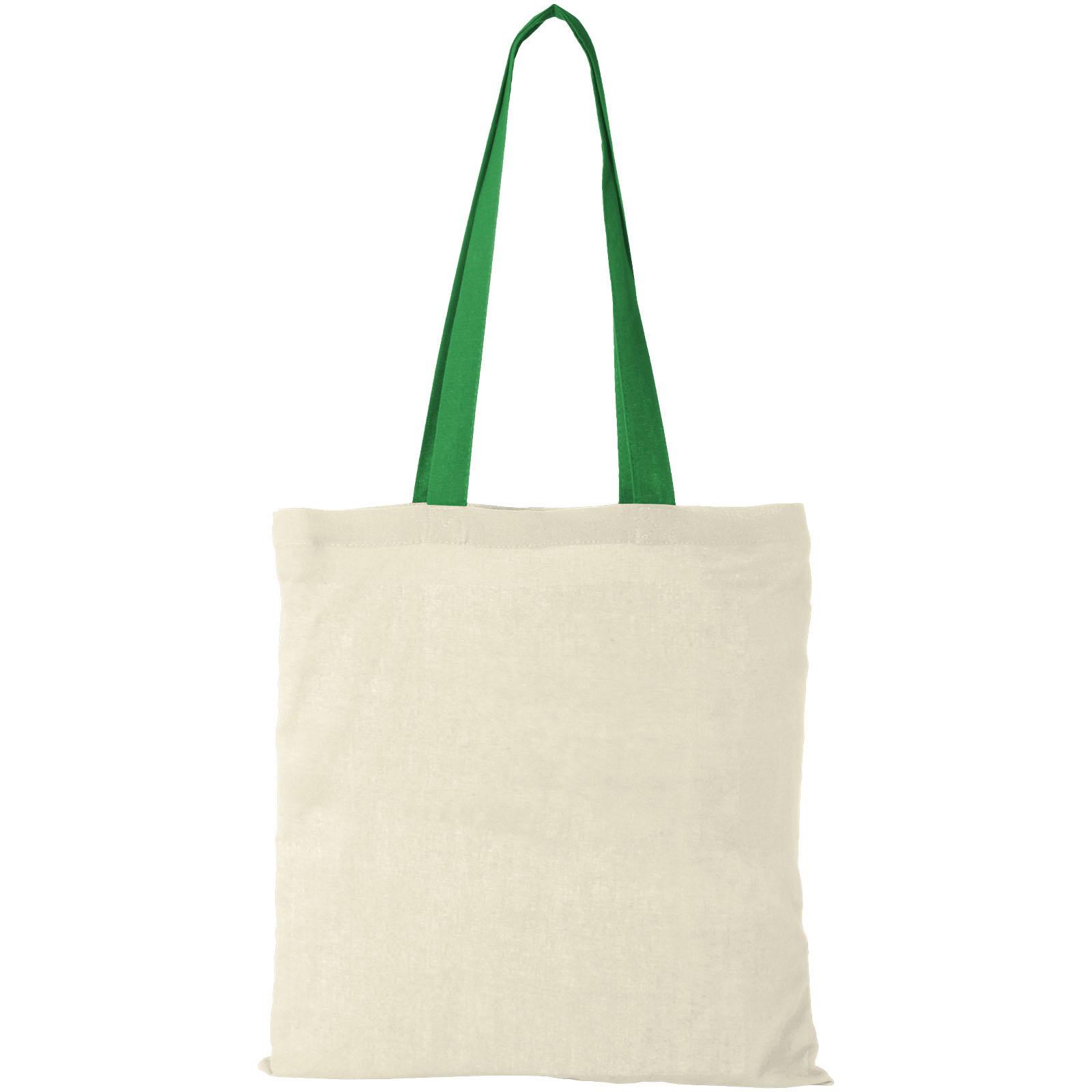 Bolsa Tote de algodón 100 g/m² con asas largas contrastadas Nevada