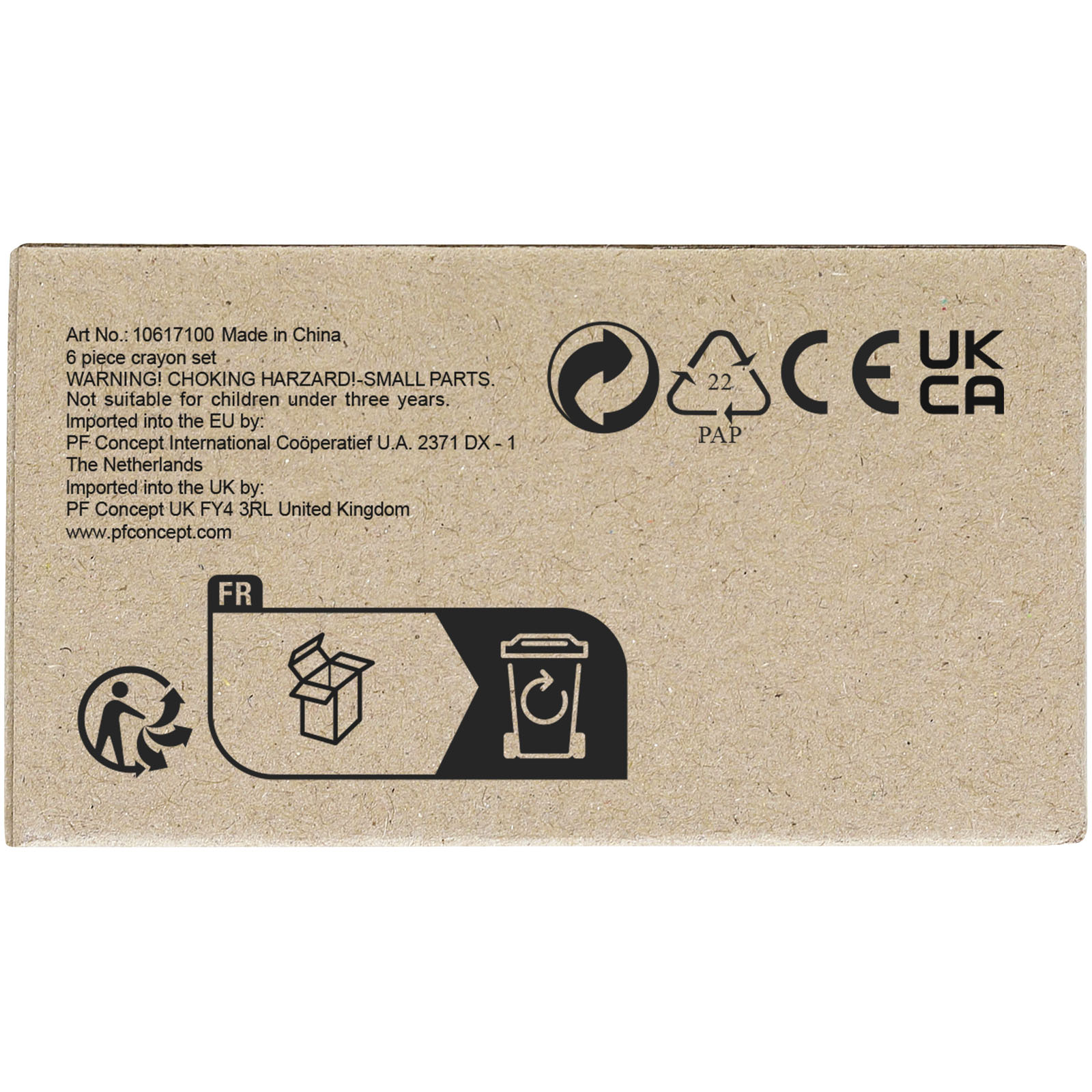 Set de 6 pinturas de cera Ayo