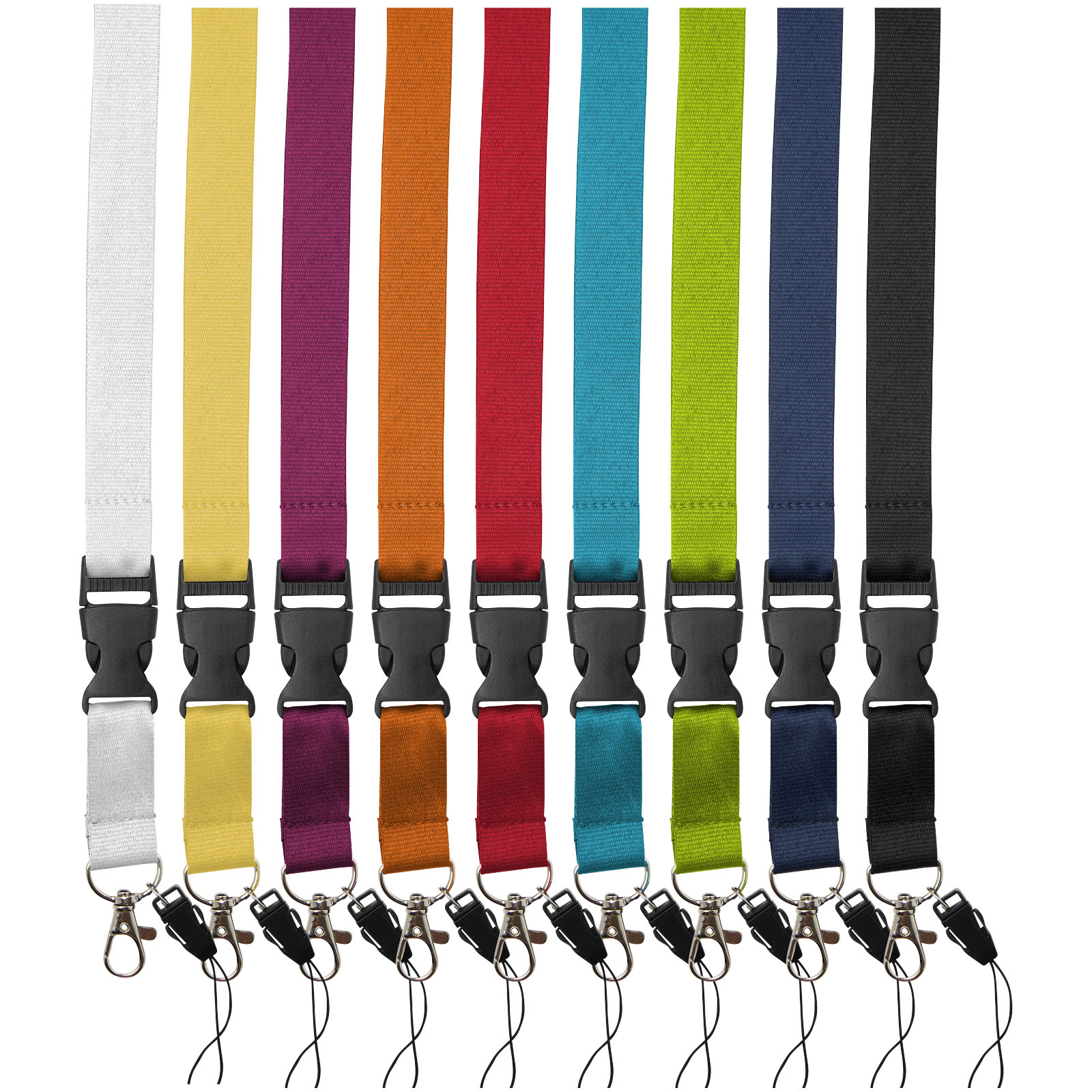 Lanyard con hebilla separable y enganche para móvil Sagan