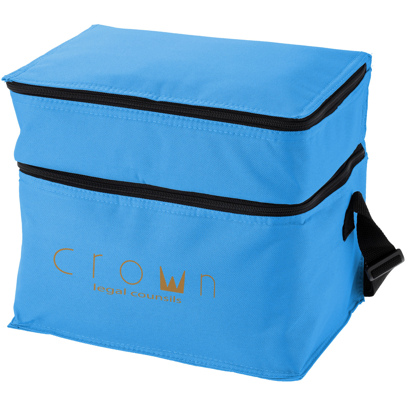 Bolsa isotérmica de 2 compartimentos con cremallera Oslo
