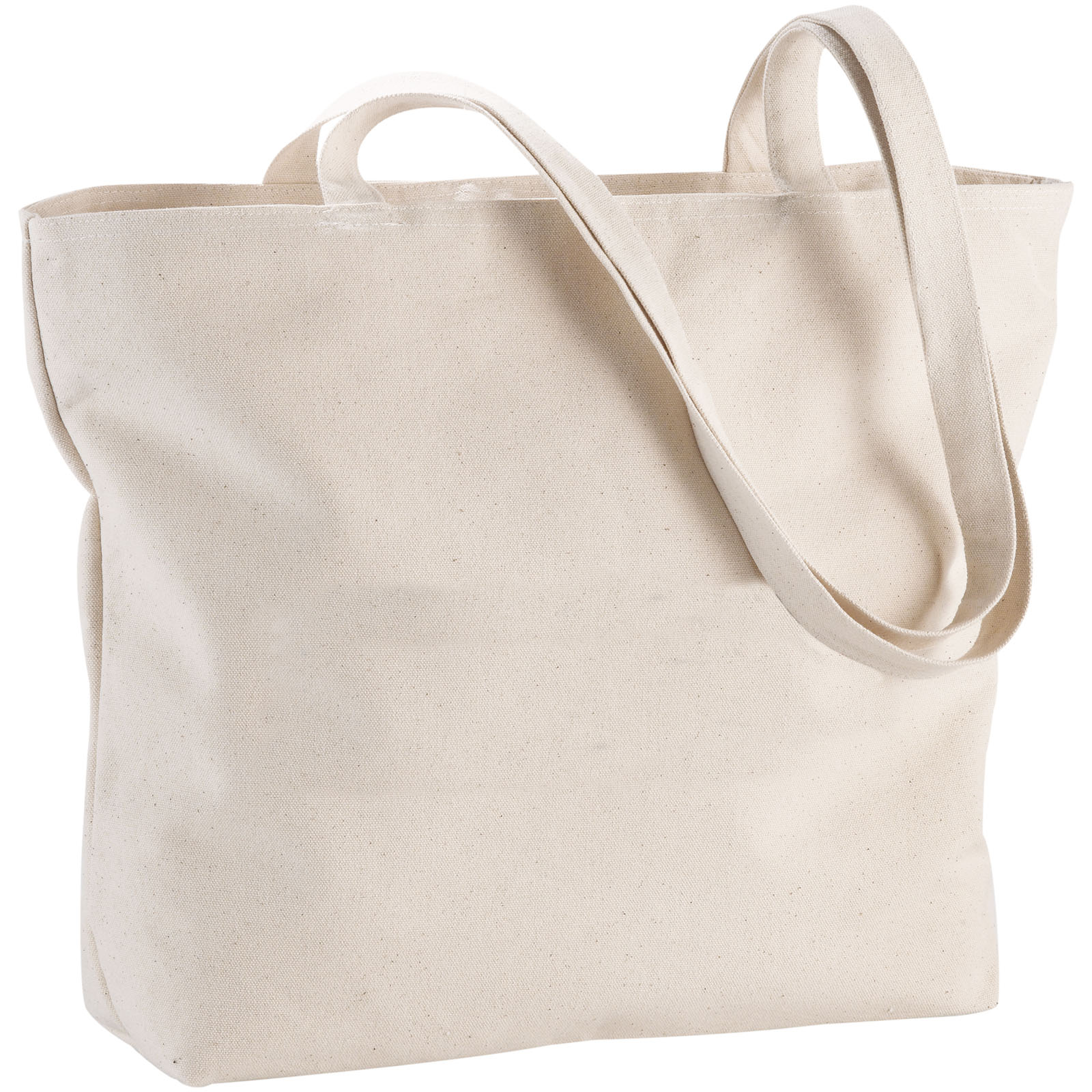 Bolsa Tote de algodón 320 g/m² con cremallera Ningbo
